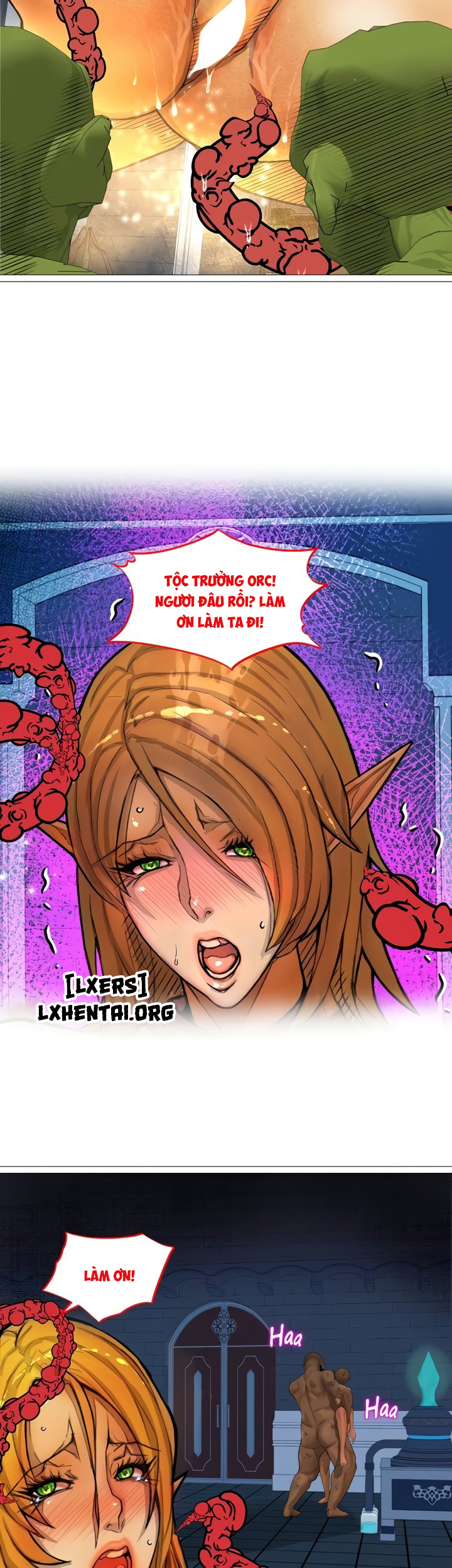 Đọc truyện hentai Nữ Hoàng Dark Elf Và Nô Lệ Orc - Chap 26