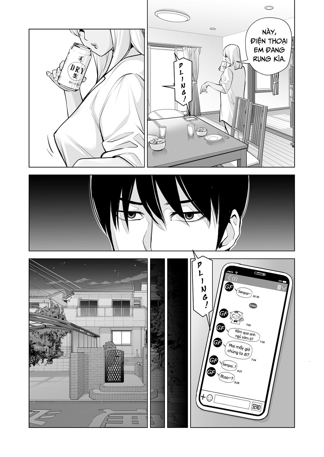 Đọc truyện hentai Nureane - Đêm hè, làm tình cùng chị gái đã ly dị - Chap 3