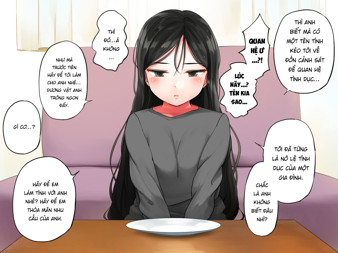 Đọc truyện hentai Khi tôi bế cô gái gầy gò của mình lên, cô ấy ướt sũng - Part 1