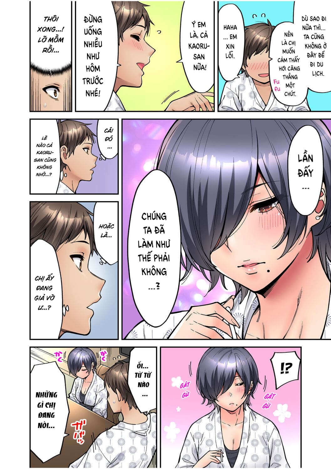 Đọc truyện hentai Làm tình với vị sếp say xỉn mà tôi ngưỡng mộ! - Chap 3: Suối nước nóng