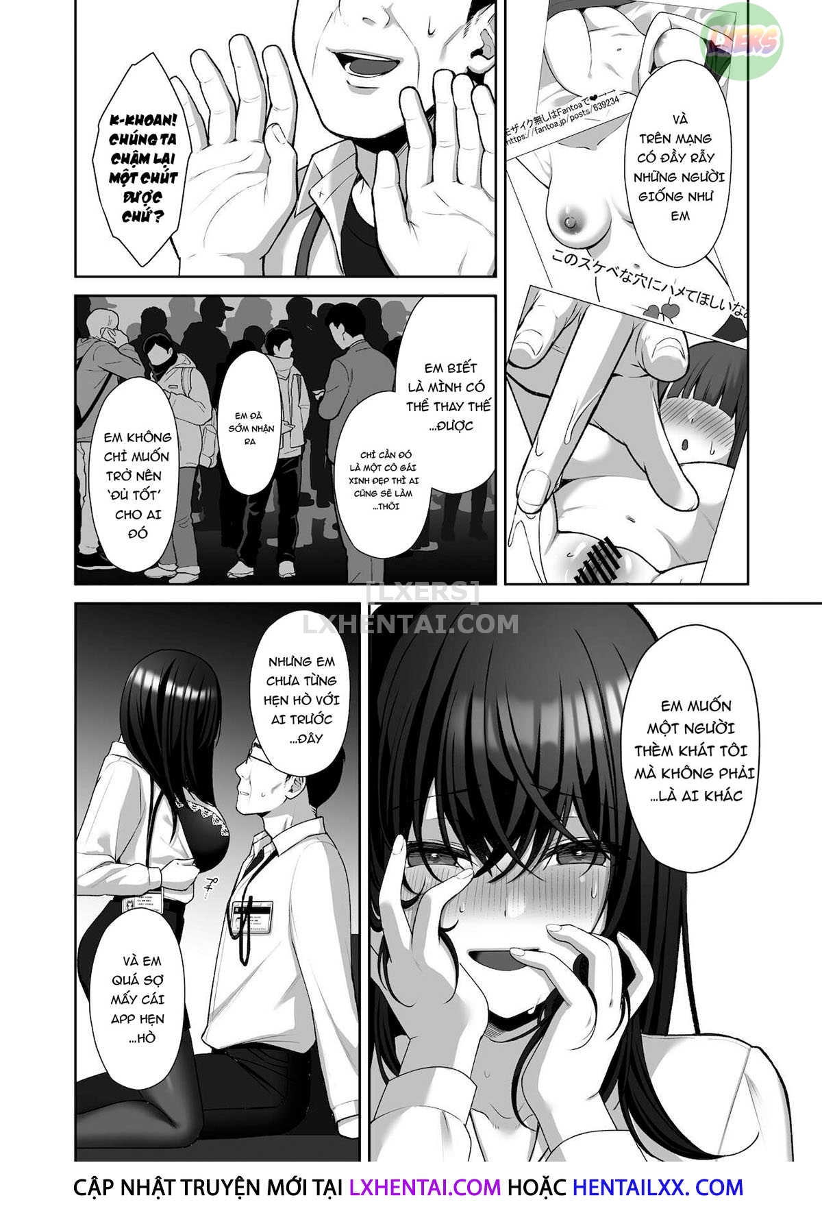 Đọc truyện hentai An Office Lady's Behind The Scenes Masochistic Onahole Training Chap 1