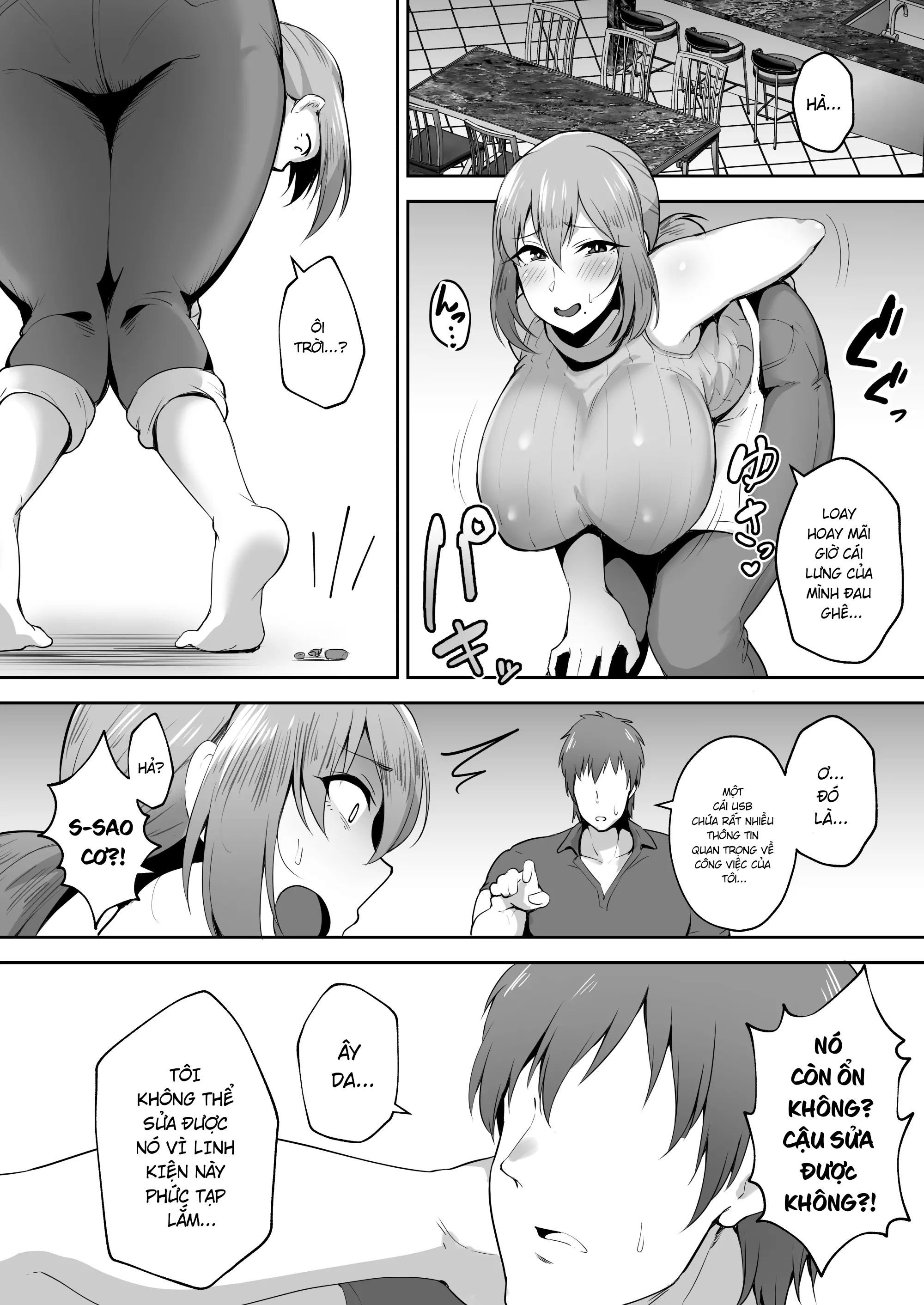 Đọc truyện hentai Vợ ngực bự Yoko - Làm bảo mẫu cho một cậu trai ở chung cư - Chap 1