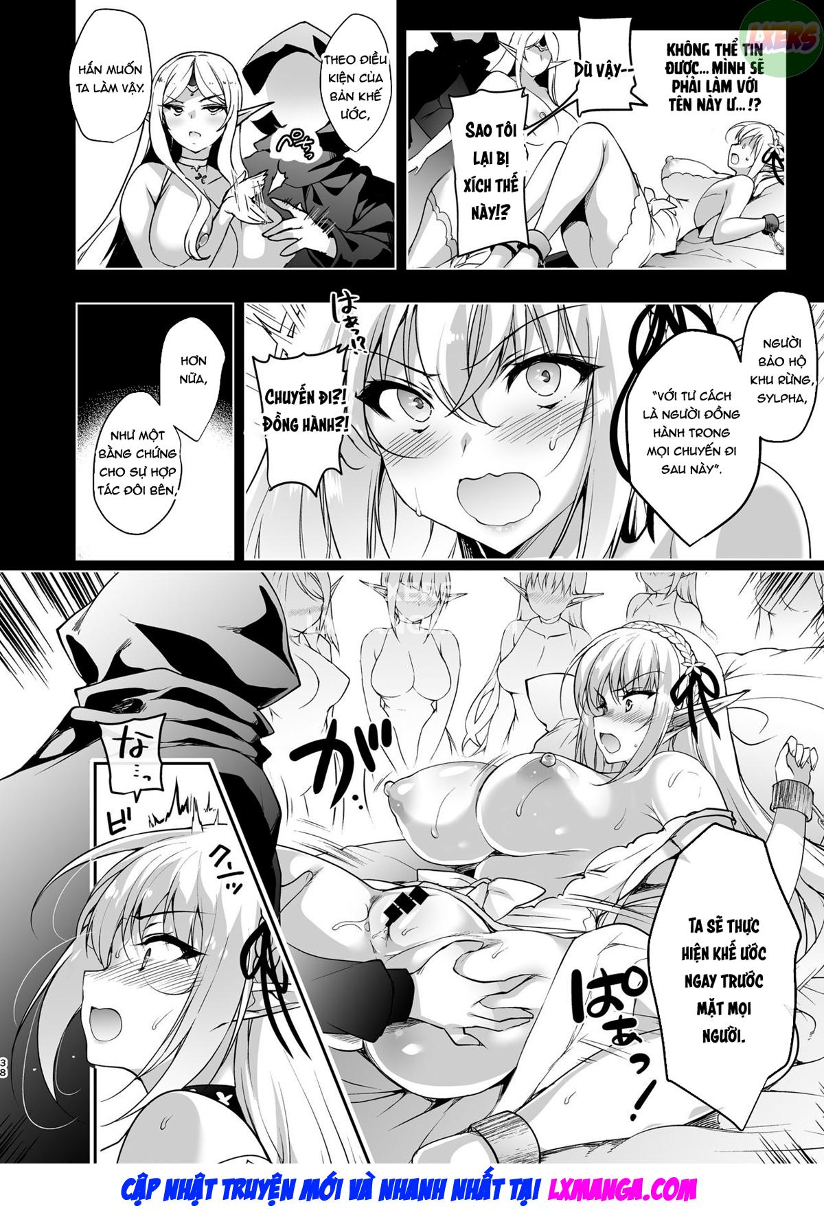 Đọc truyện hentai Elf ni Inmon o Tsukeru Hon Chap 3 LEVEL:3