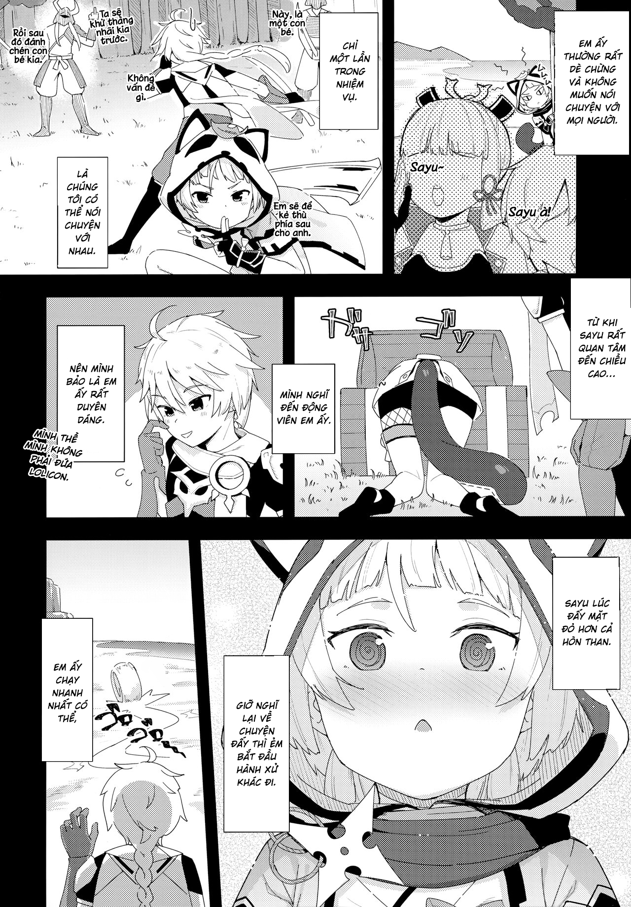 Đọc truyện hentai Em có vụng về không? - Làm xong bộ này tôi cũng đi ngủ đây, oáp~