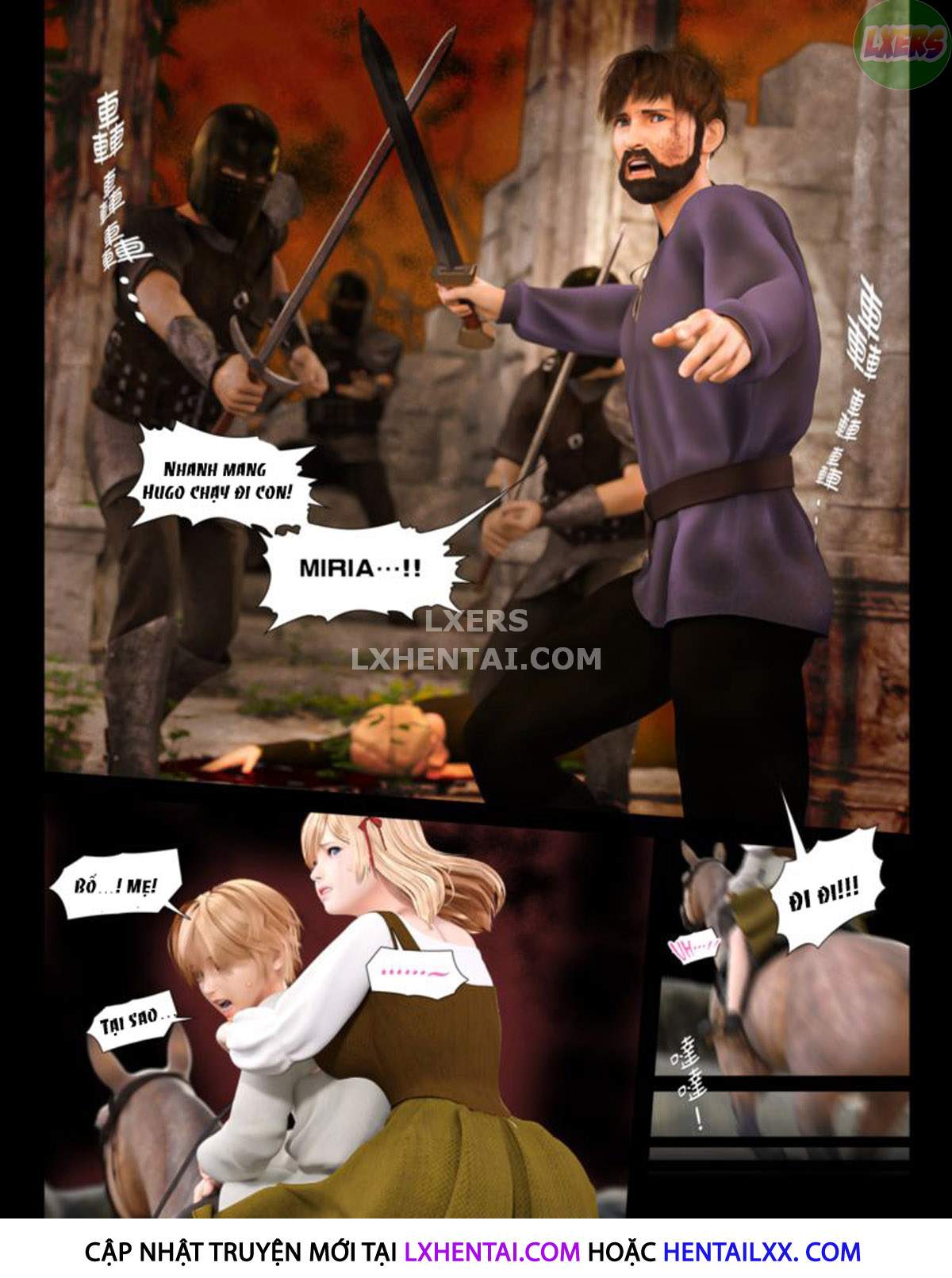 Đọc truyện hentai The Rose Fall Into Darkness - Chap 2