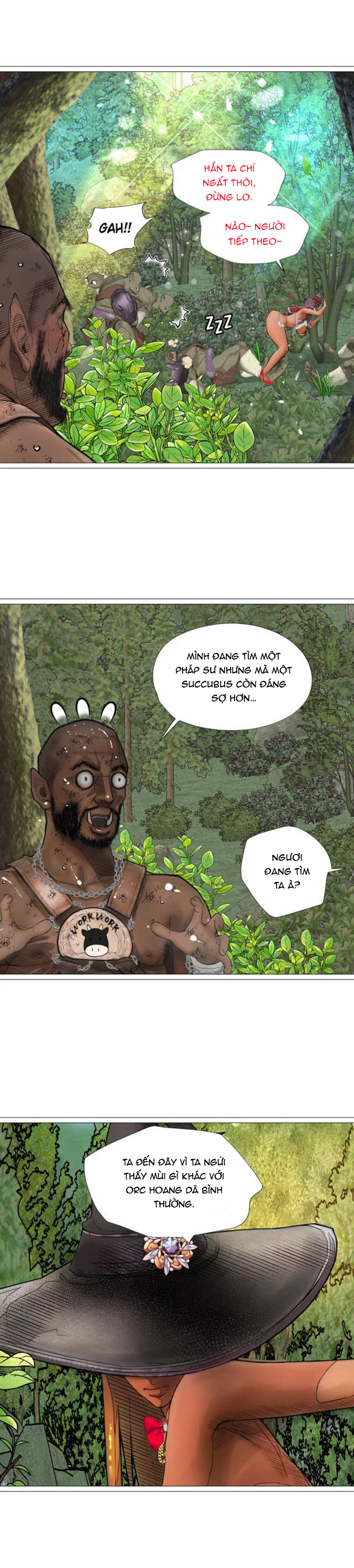 Đọc truyện hentai Nữ Hoàng Dark Elf Và Nô Lệ Orc - Chap 17