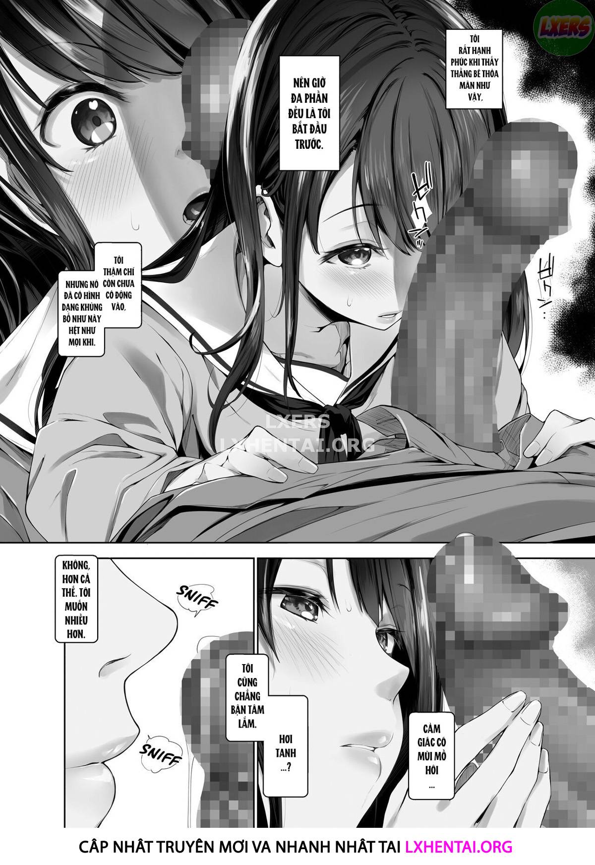 Đọc truyện hentai Câu chuyện về tiền bối trở nên phấn khích và bị ám ảnh bởi tình dục - Oneshot