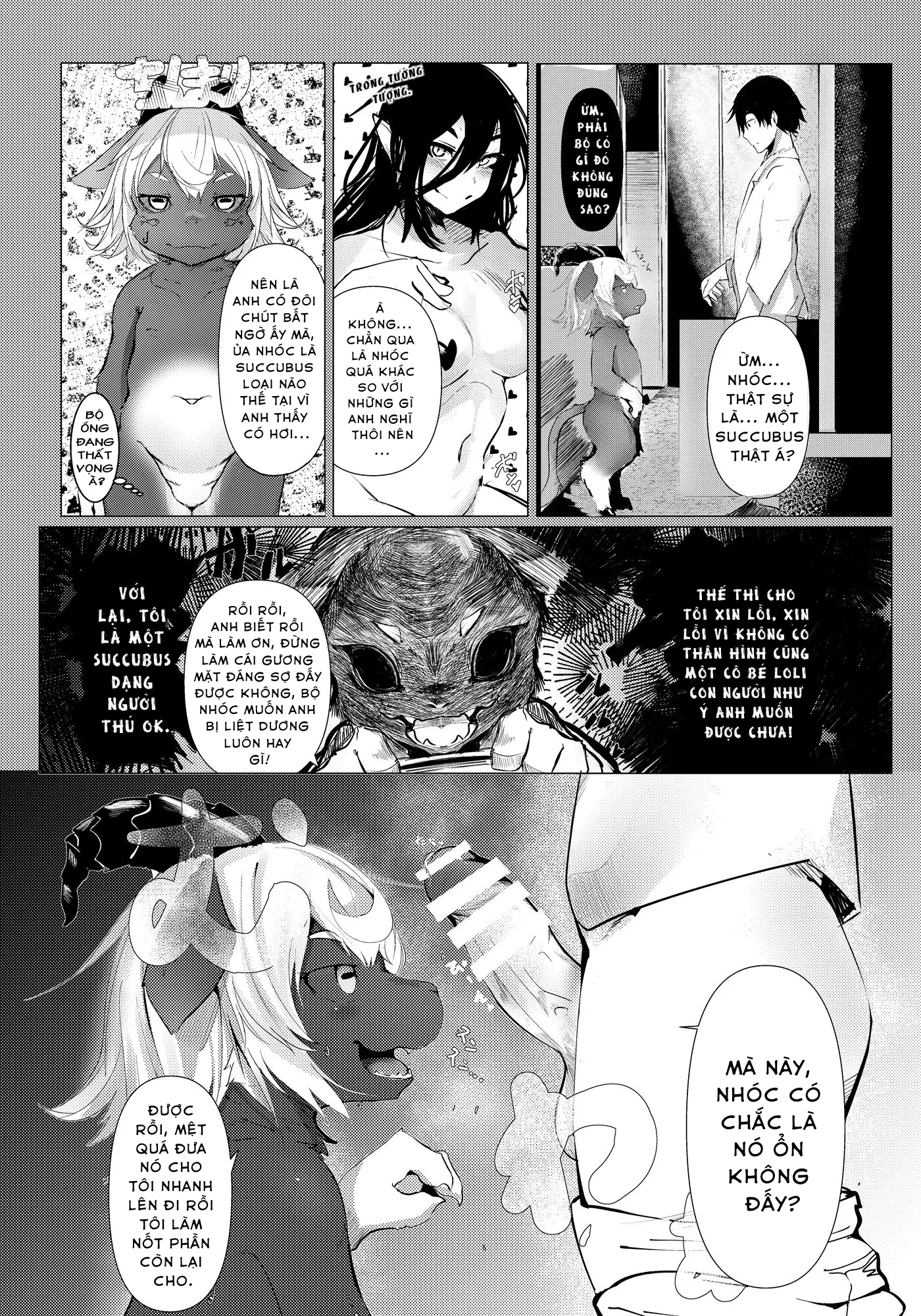 Đọc truyện hentai Succubus No Junan - Oneshot