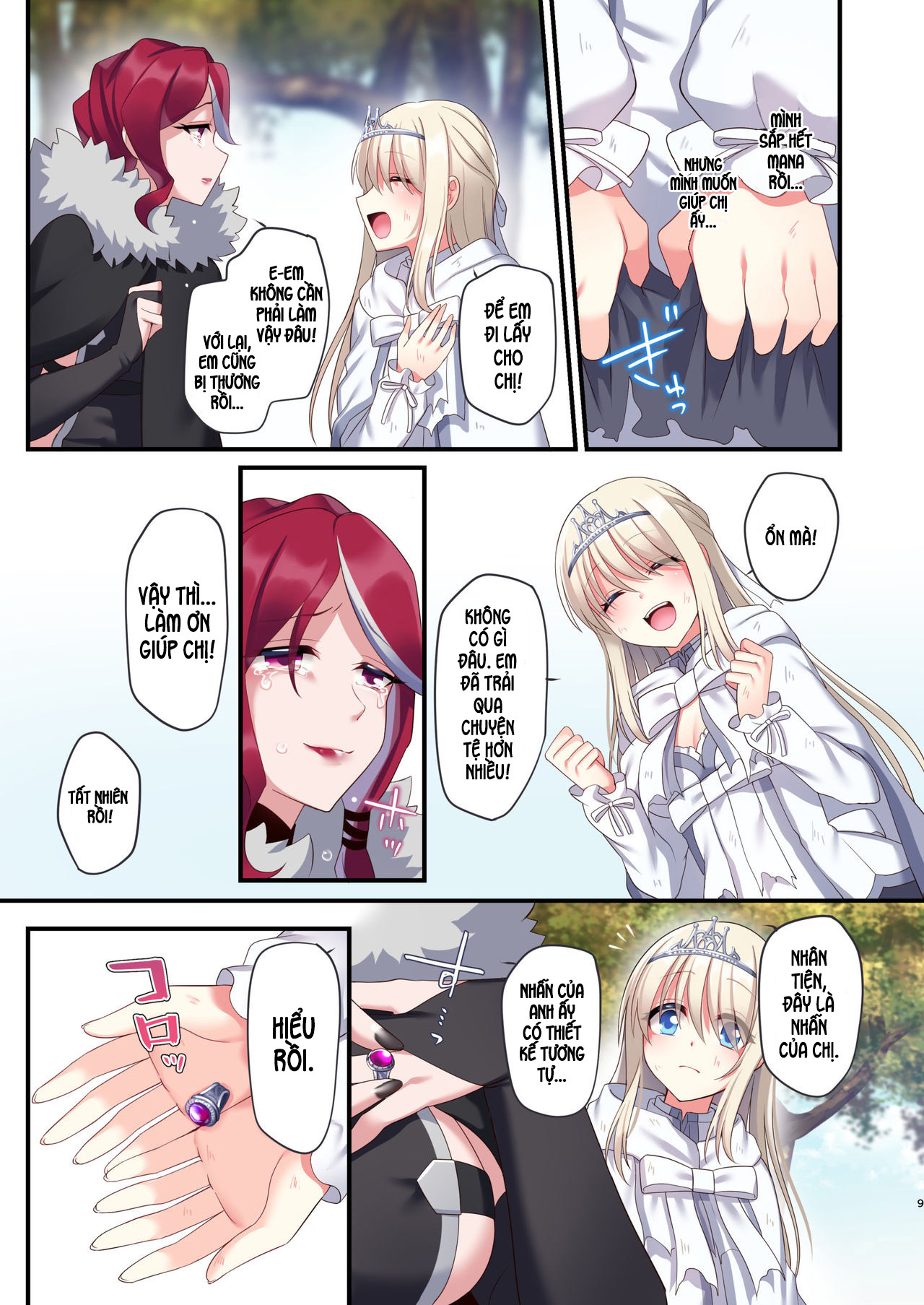 Đọc truyện hentai Noroi no Yubiwa de Game Over + Omake CG - Chap 1: mở giao tranh