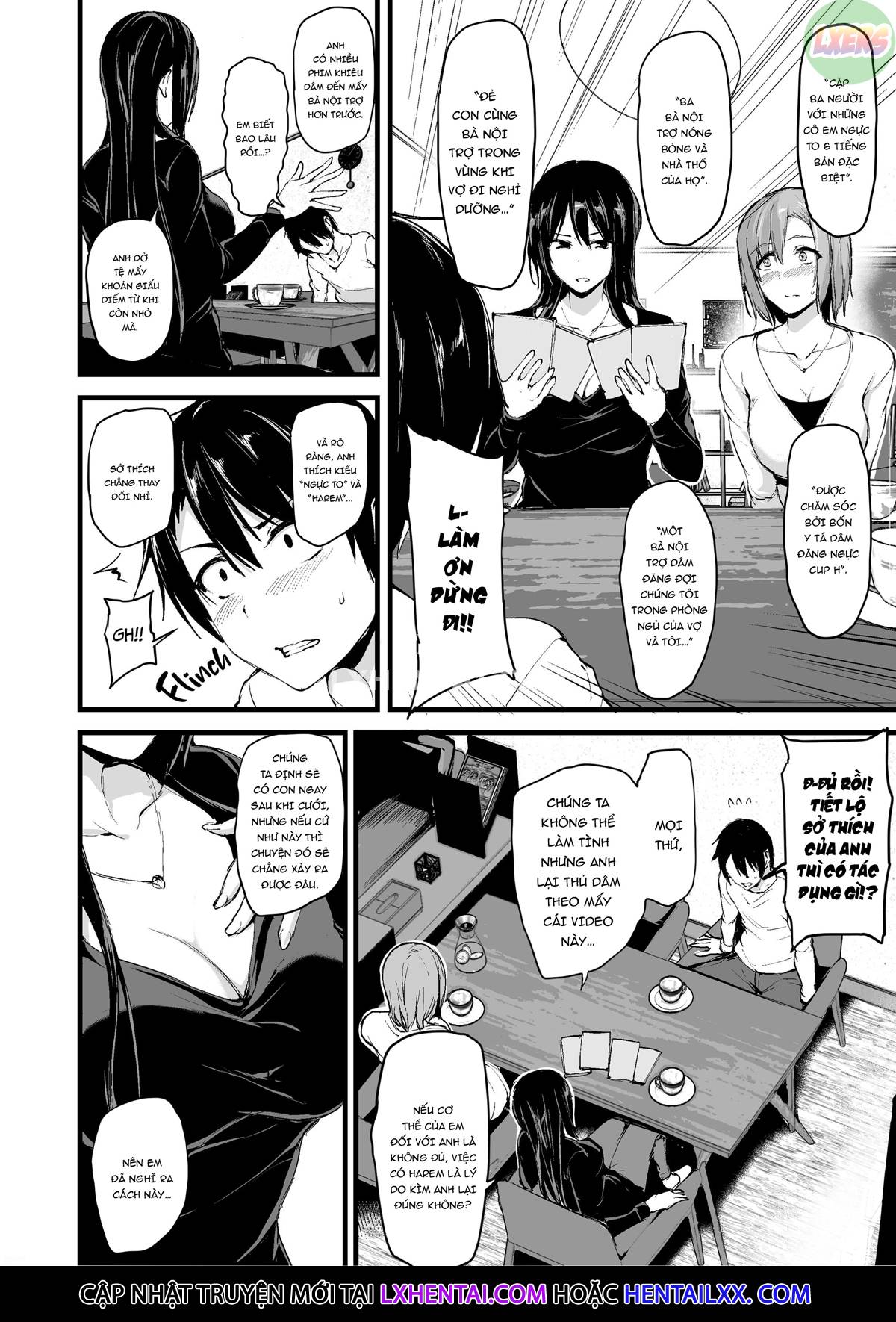 Đọc truyện hentai Không lên đỉnh nổi nếu không có hai cặp vú khủng nên vợ tôi đã đưa bạn của cô ấy đến! - Chap 1