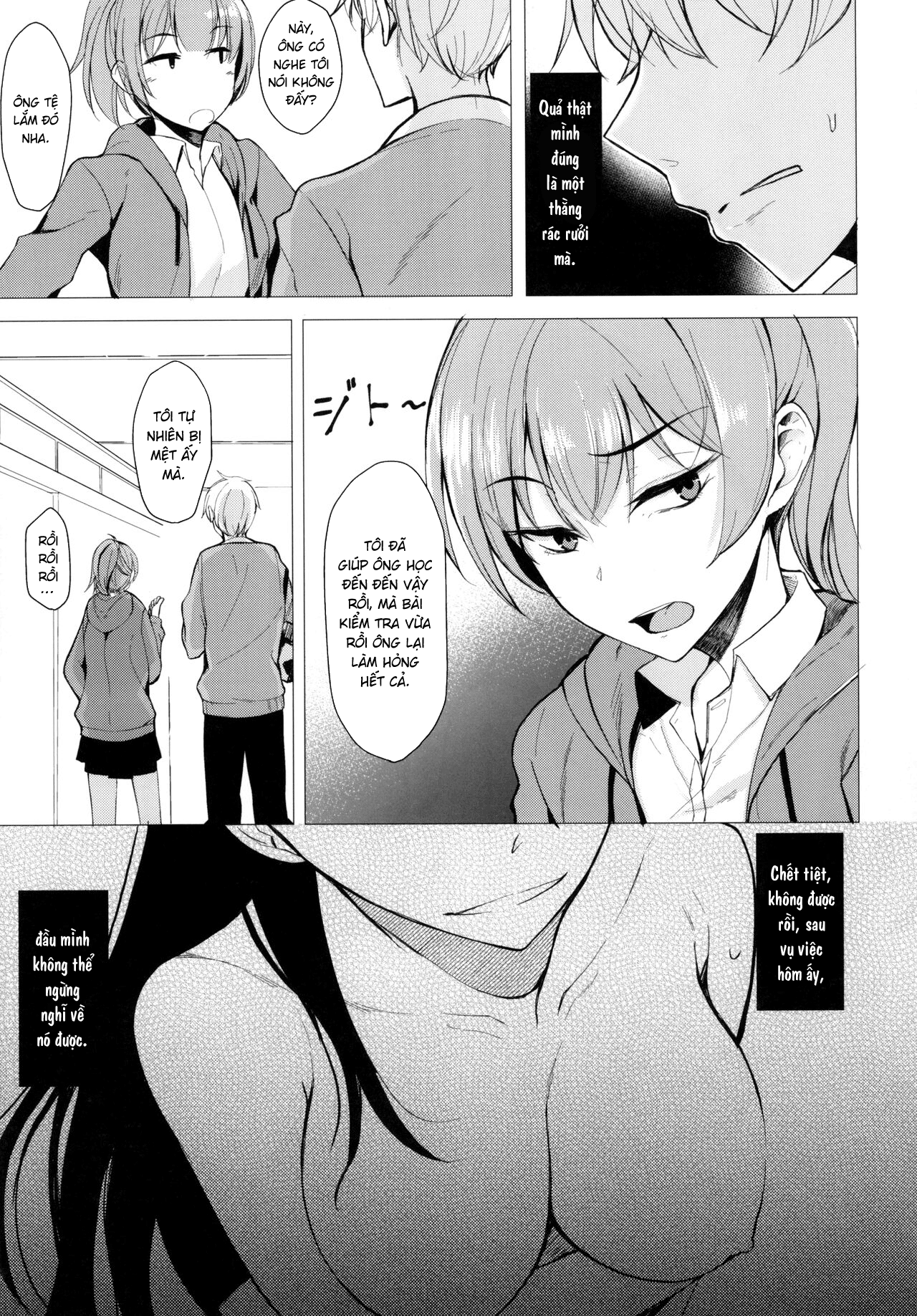 Đọc truyện hentai Cuốn truyện kể về việc tôi bị phục kích bởi một chị gái lạ mặt lớp trên - Chap 2