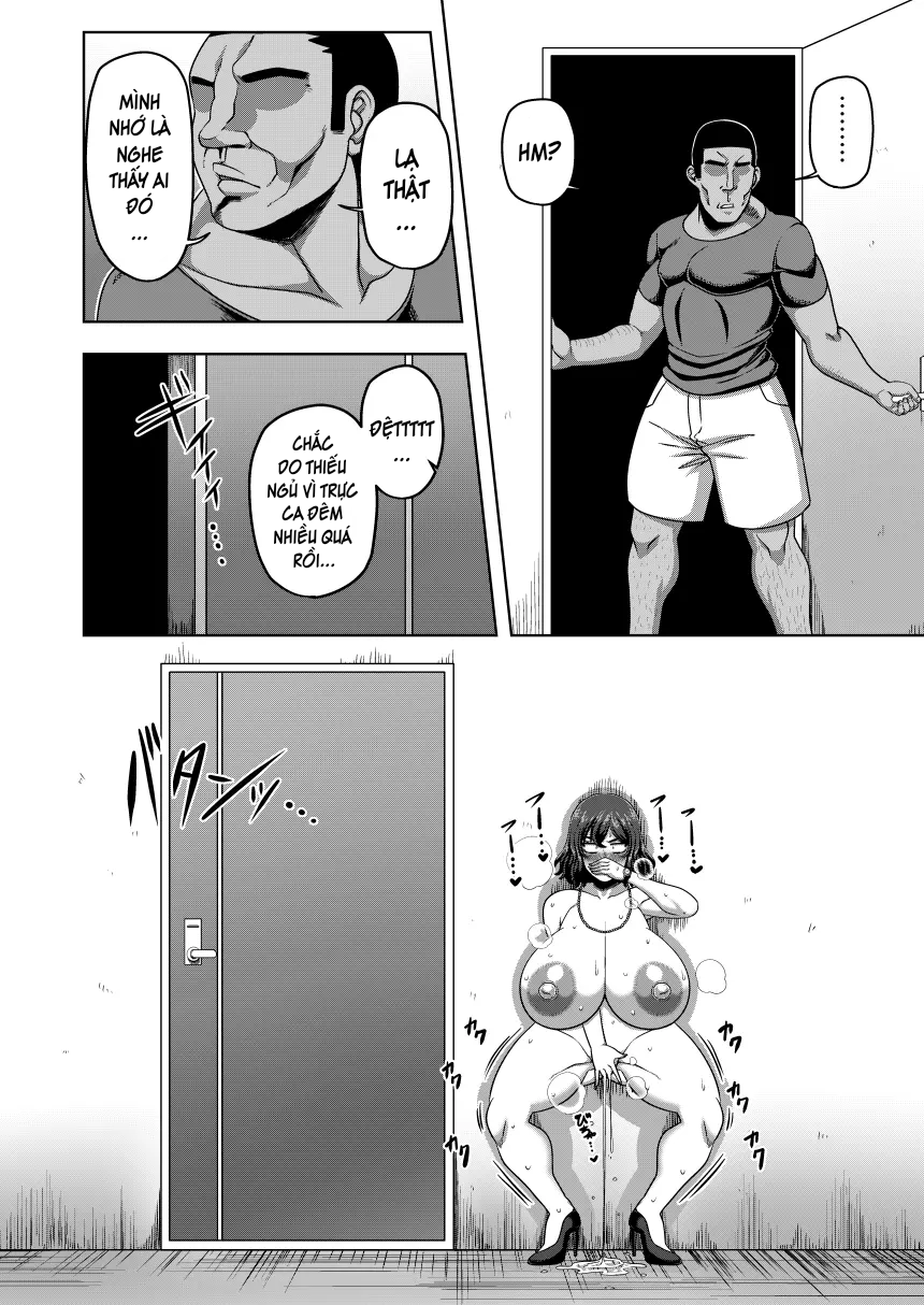 Đọc truyện hentai Gái văn phòng Kazami Yuuka bị kẹt ở ngoài nhờ cửa khoá tự động lúc khoả thân - Oneshot