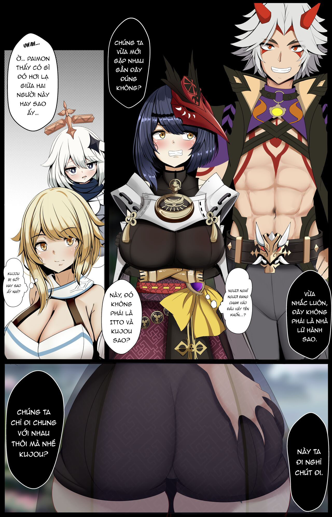Đọc truyện hentai Kojou Sara và Arataki Itto - Oneshot