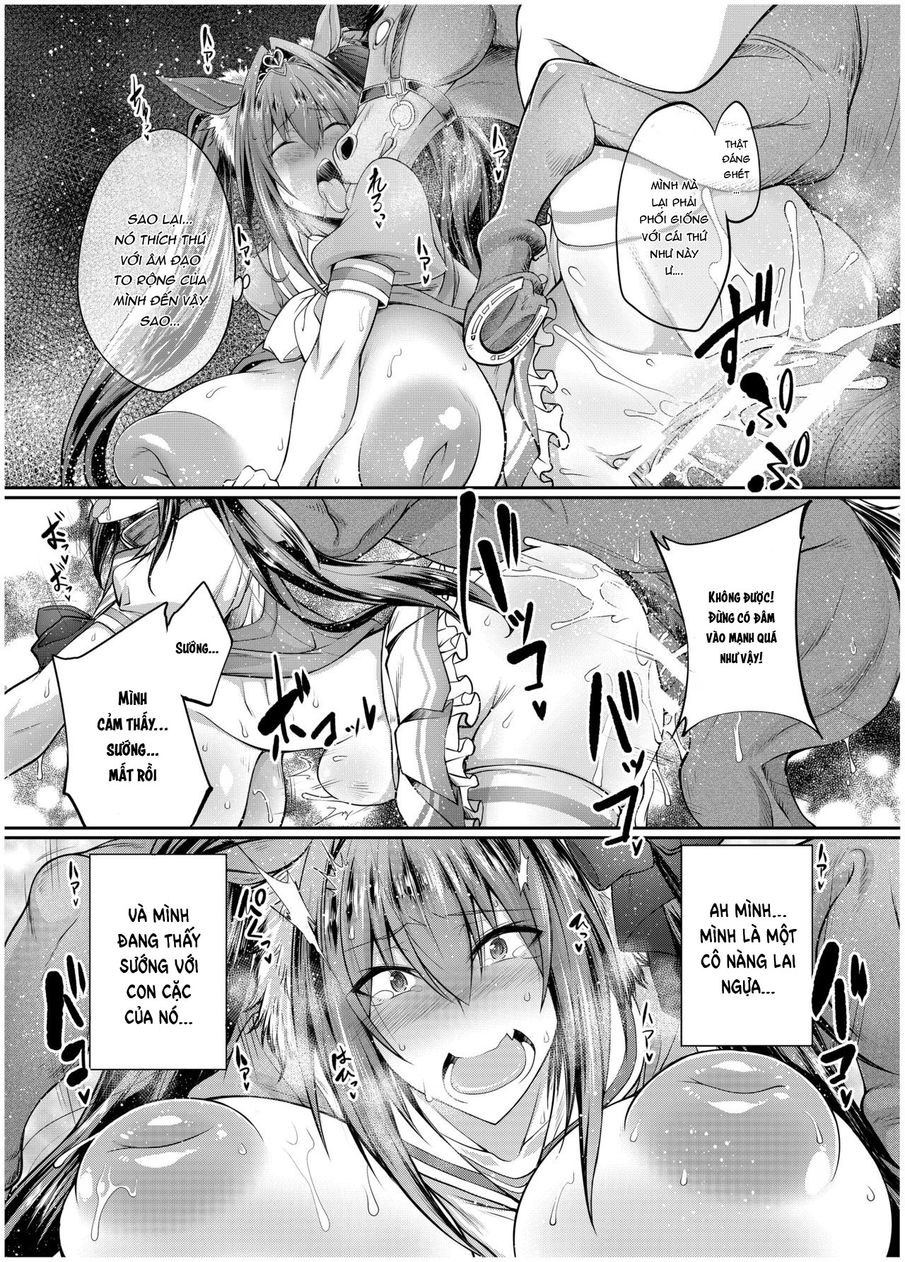 Đọc truyện hentai Trận derby ngựa giao phối với cô gái thú tính - Oneshot