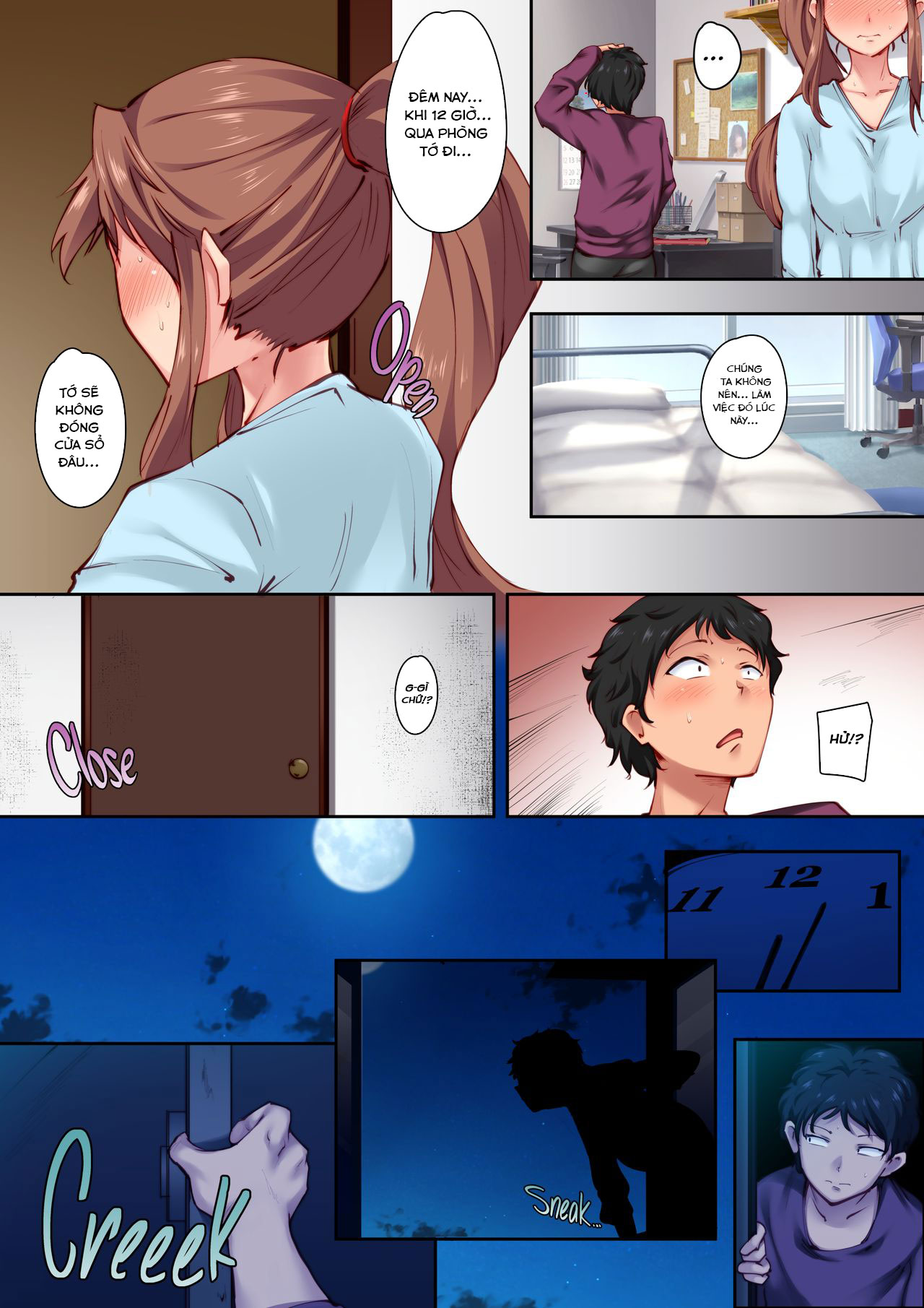 Đọc truyện hentai Home Alone Romp with my Childhood Friend - Oneshot