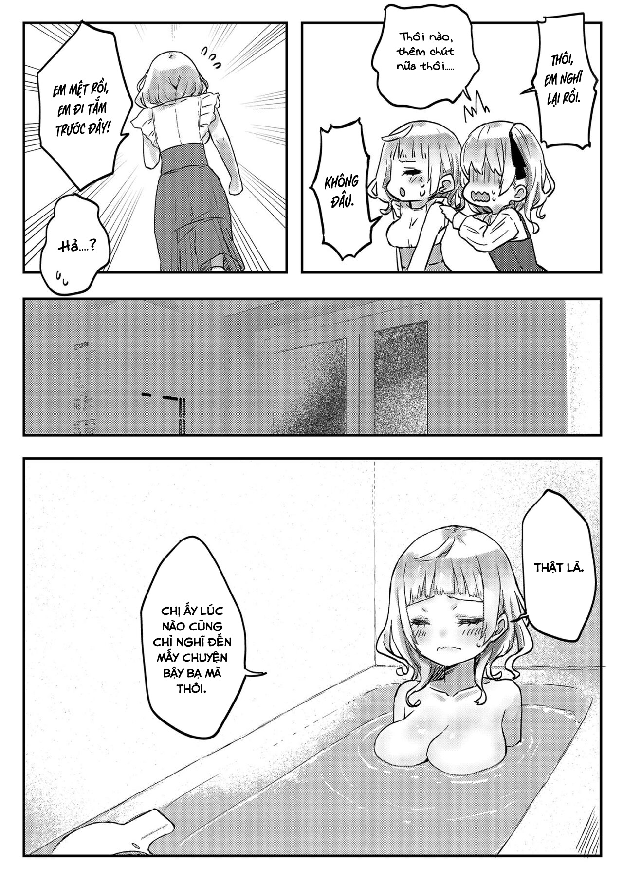 Đọc truyện hentai Cuộc sống của chị em sinh đôi - Chap 4