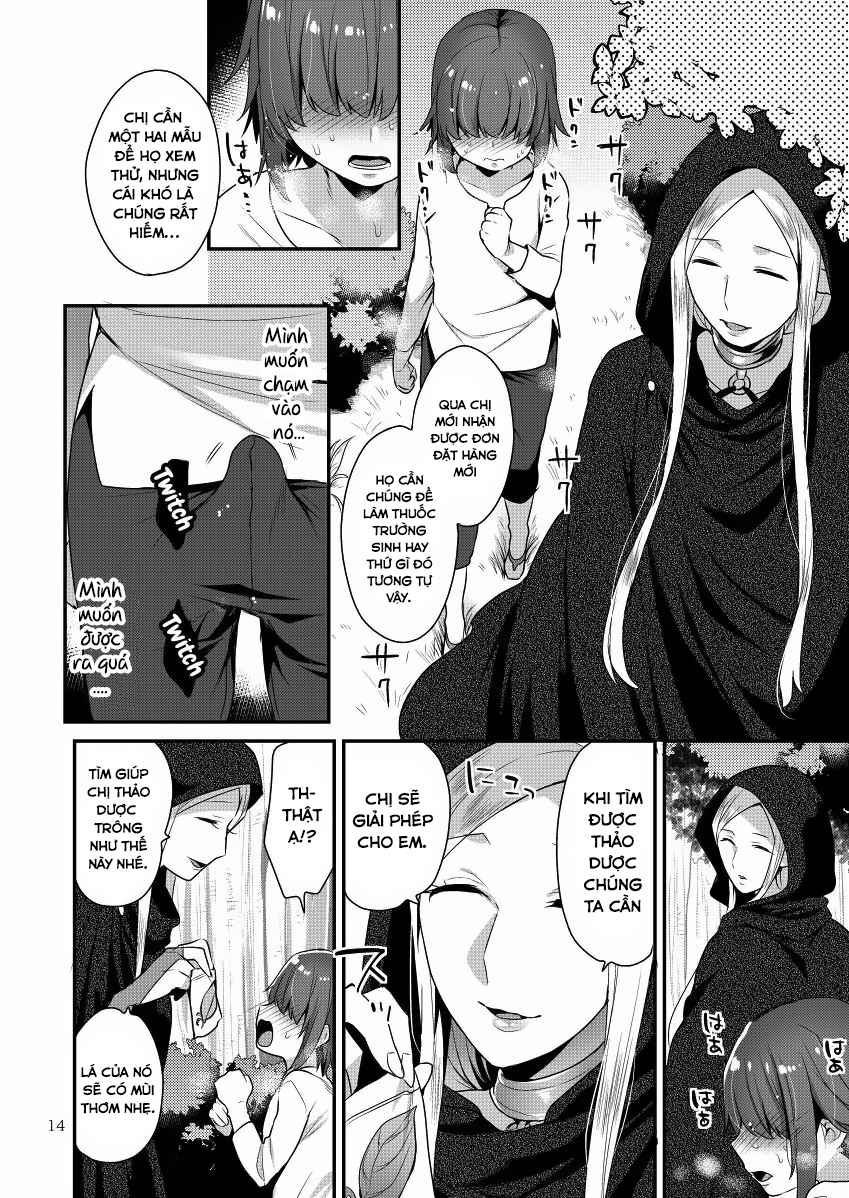 Đọc truyện hentai Elf-san wa Ijiwaru - Oneshot