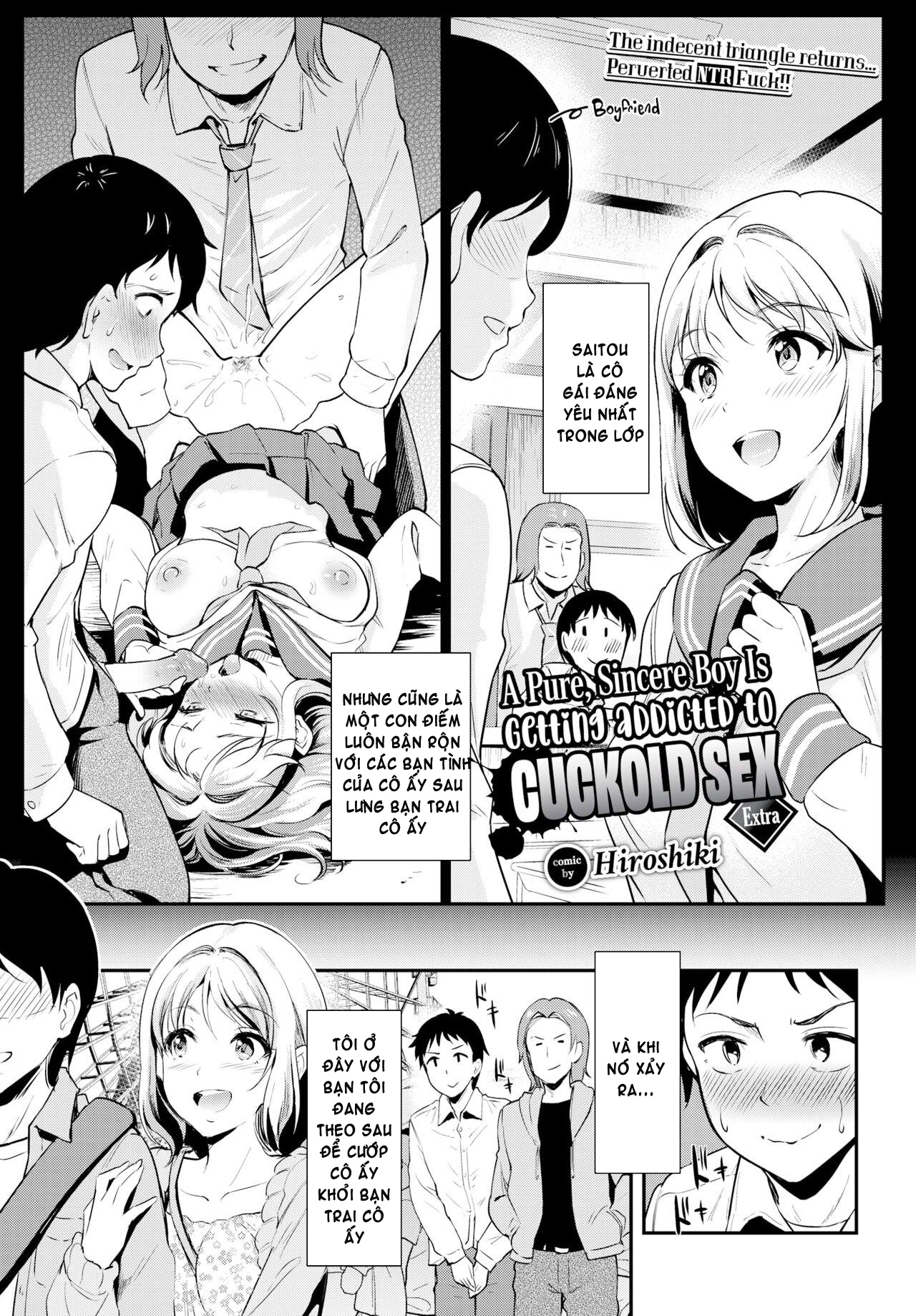 Đọc truyện hentai Một chàng trai thuần khiết, chân thành nghiện đi NTR - Chap 3 - [END]