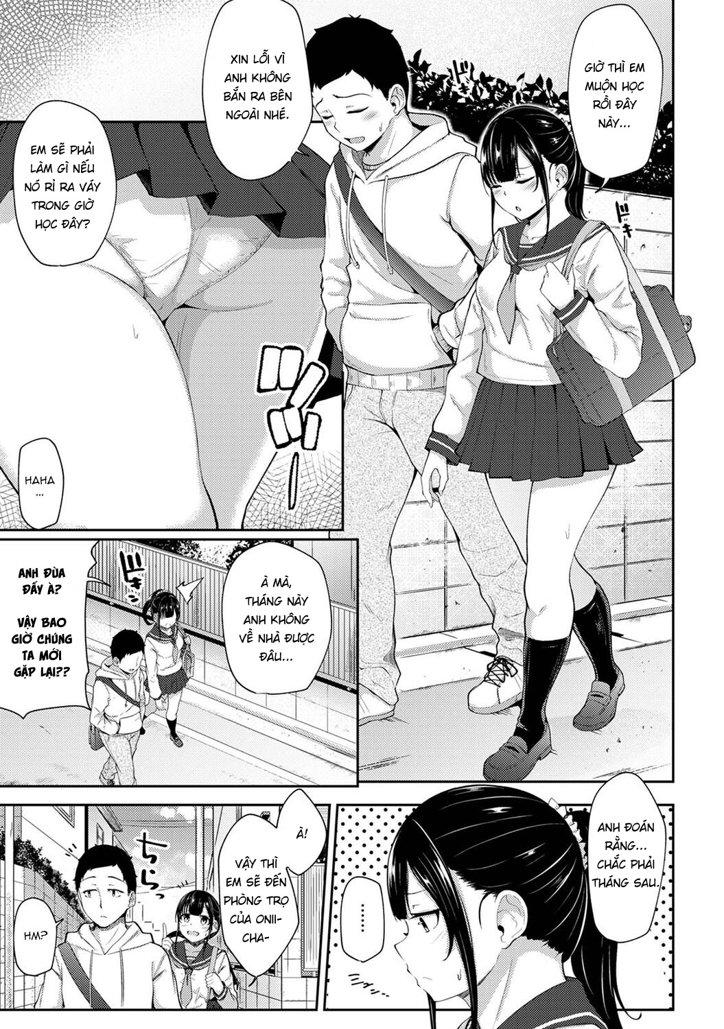 Đọc truyện hentai Tôi cố chịch em gái khi thấy ẻm mặc tạp dề khỏa thân... - Chap 3