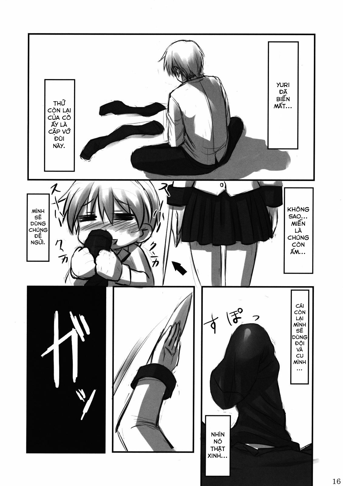 Đọc truyện hentai Angel Kneeso! (Angel Beats) - Oneshot