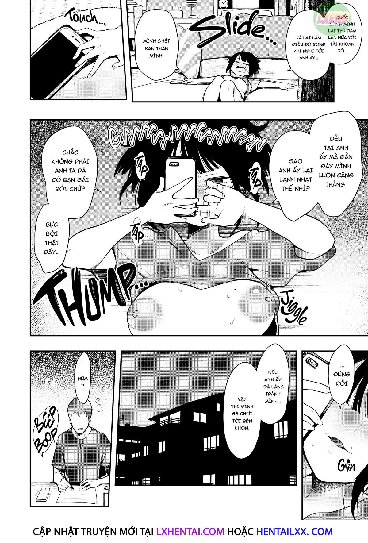 Đọc truyện hentai Choko - Chap 2 - Teasing Online, Cumming Offline