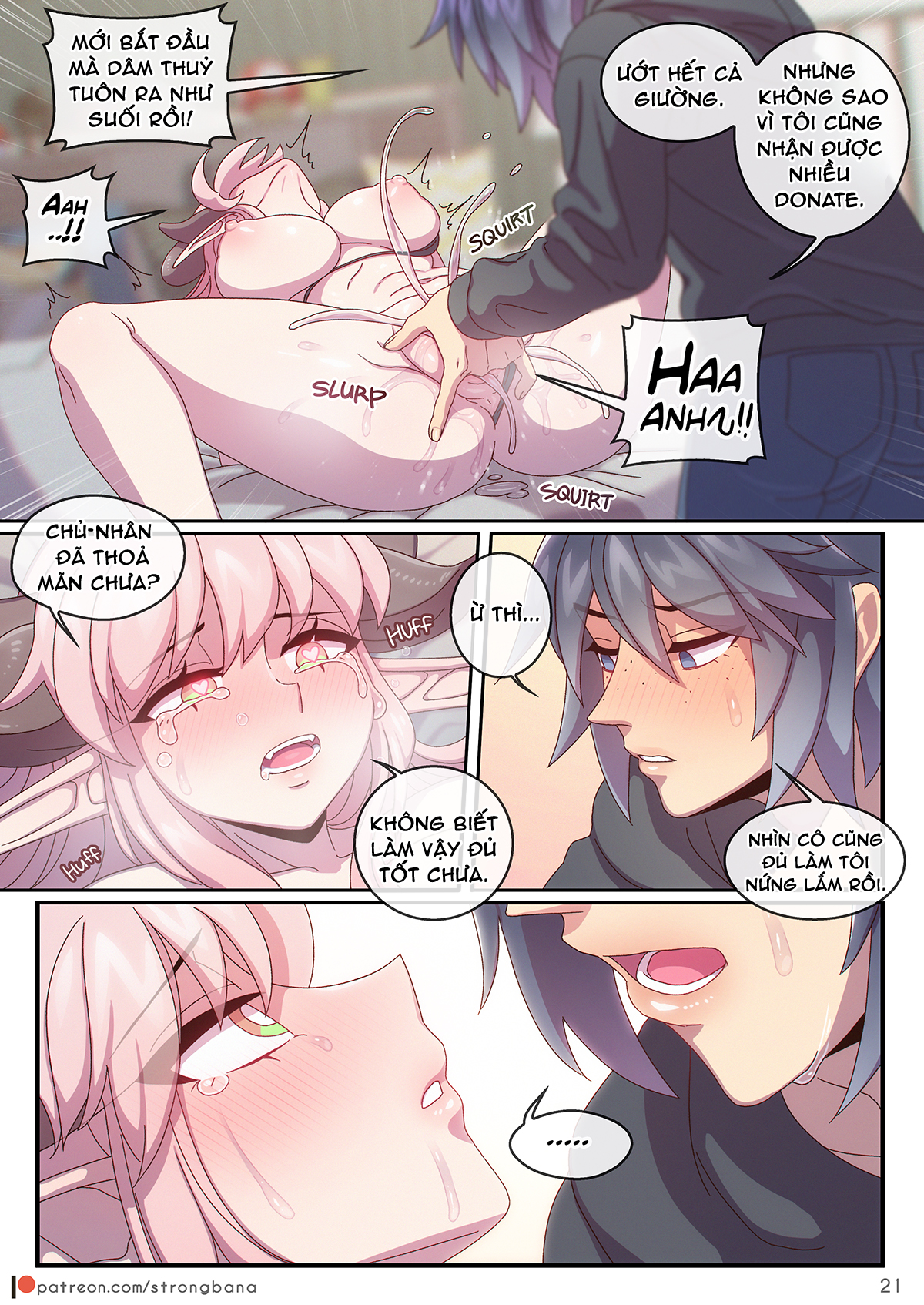 Đọc truyện hentai Cậu học sinh may mắn và cô bạn quyến rũ - Việc nhẹ lương cao