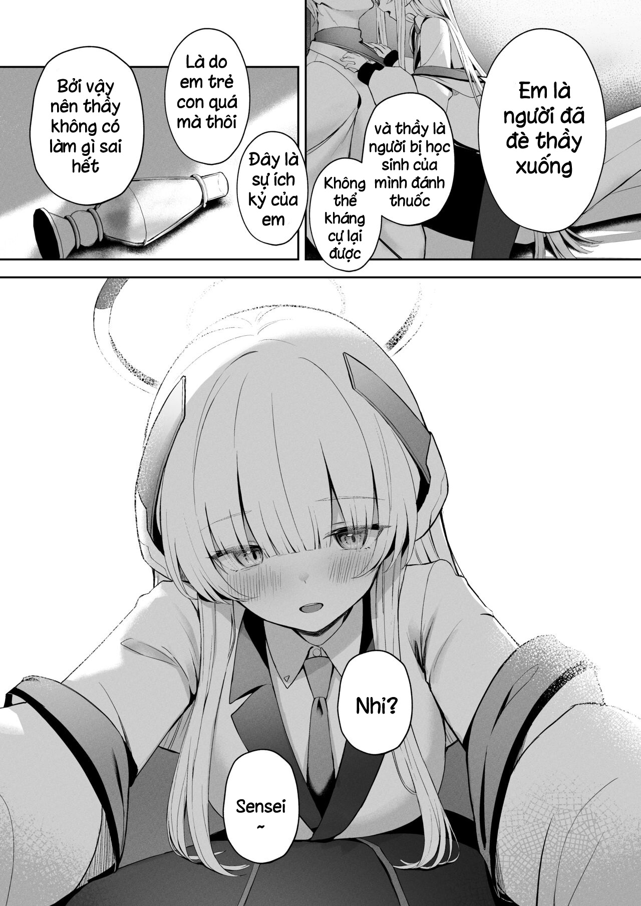 Đọc truyện hentai Noa nhận thấy Yuuka và Sensei ngày càng thân thiết - Oneshot