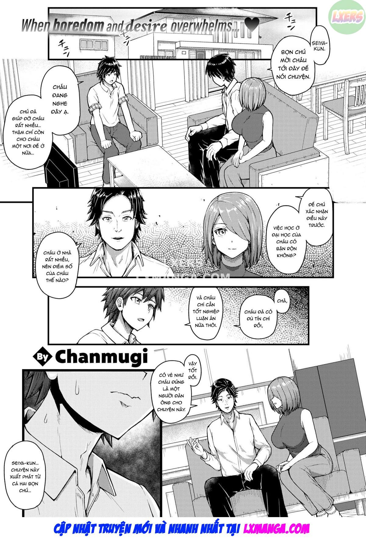 Đọc truyện hentai Nhờ cháu ngủ với vợ chú - Oneshot