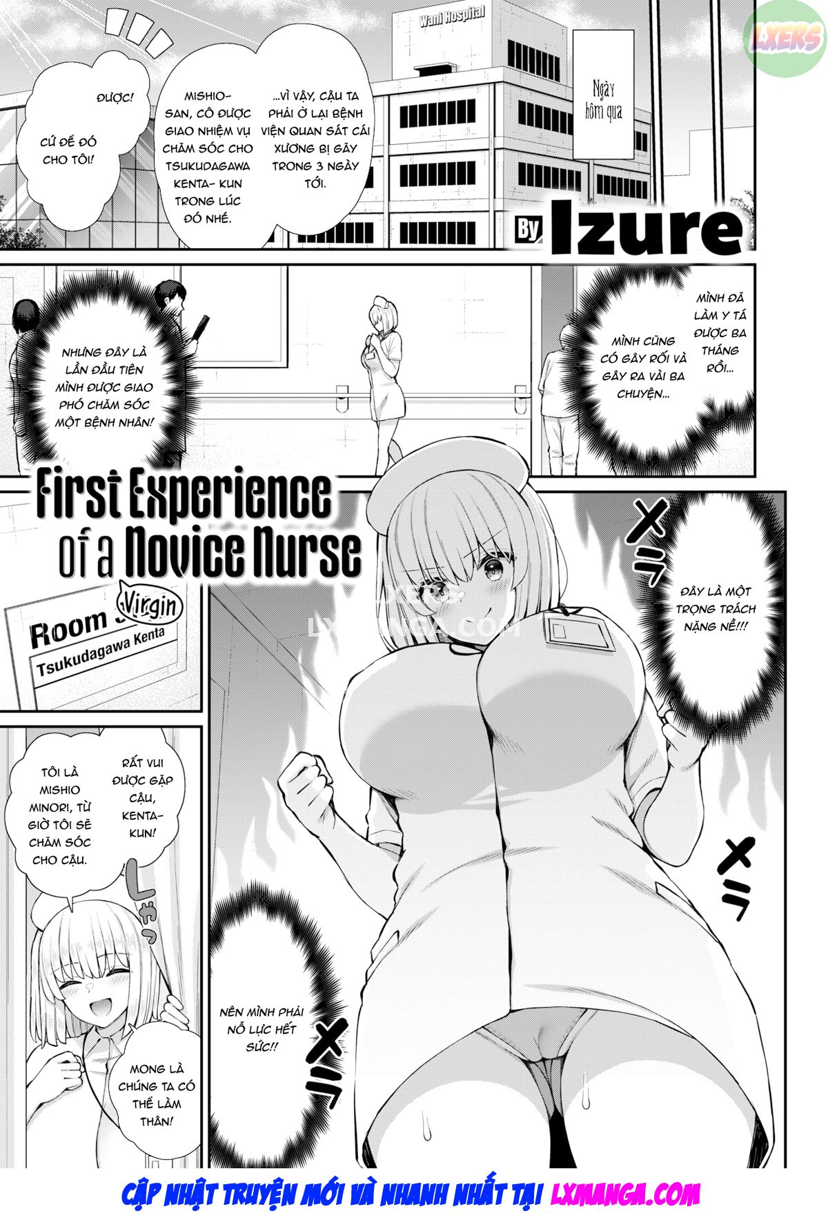 Đọc truyện hentai Trải nghiệm đầu tiên của một Y tá mới vào nghề (Trinh nữ) - Oneshot