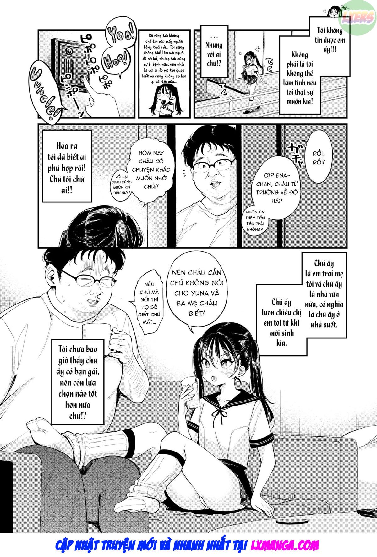 Đọc truyện hentai Chú và 2 cháu song sinh Oneshot