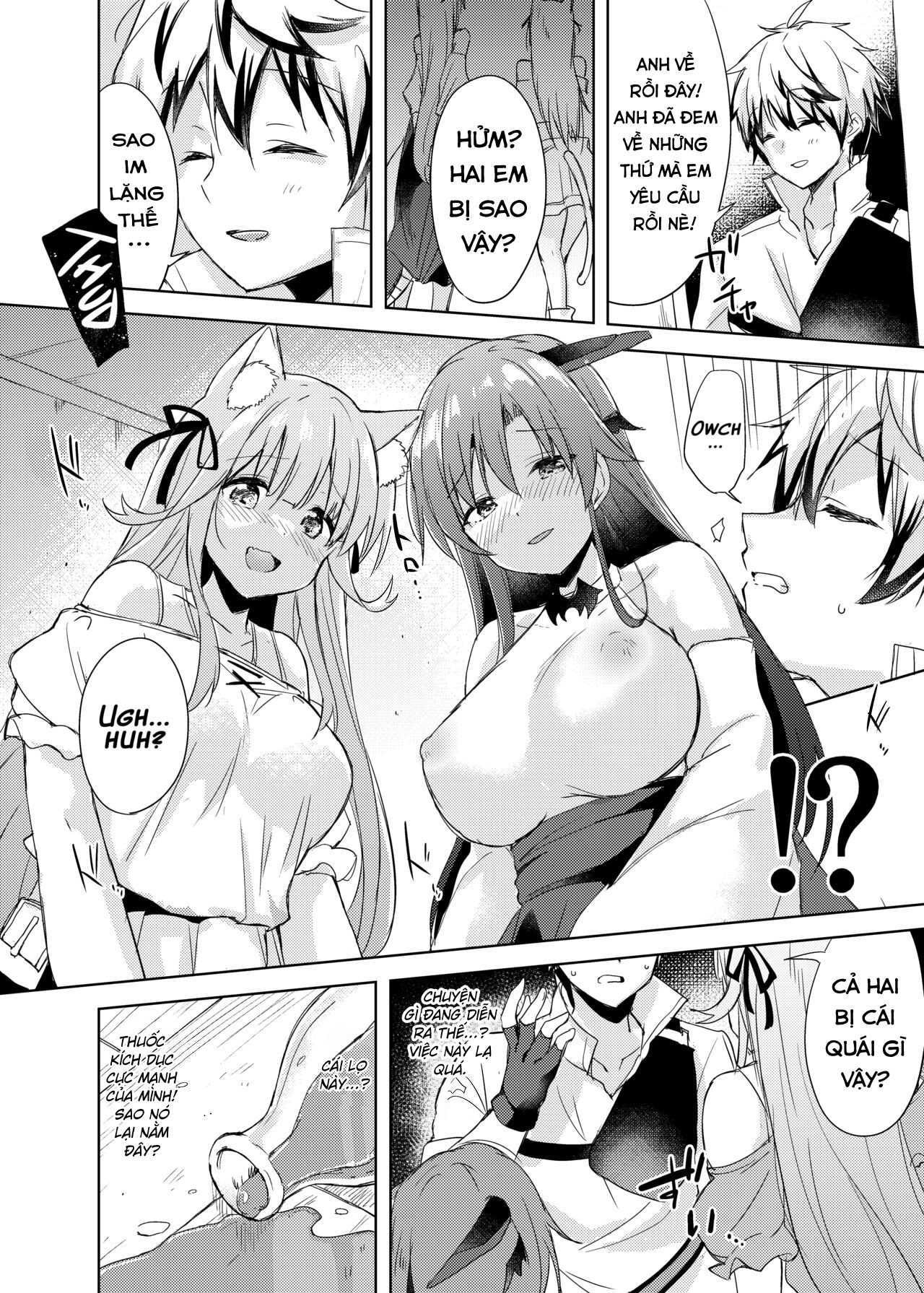 Đọc truyện hentai Hai trong số những loài mạnh nhất trở nên nghịch ngợm với một loại thuốc lạ nào đó. - Oneshot