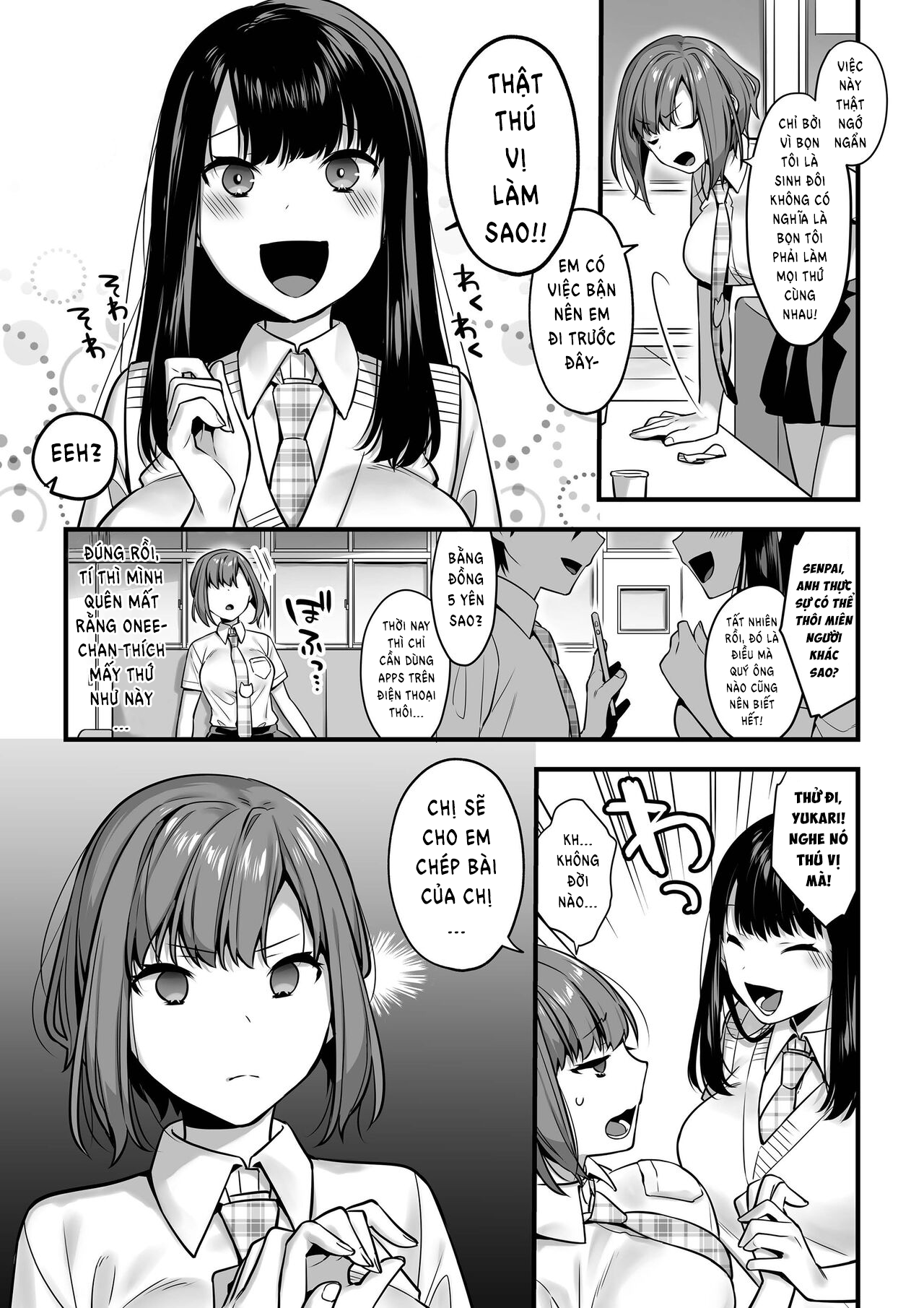 Đọc truyện hentai Liệu cặp sinh đôi có bị thôi miên cùng lúc không? - Oneshot