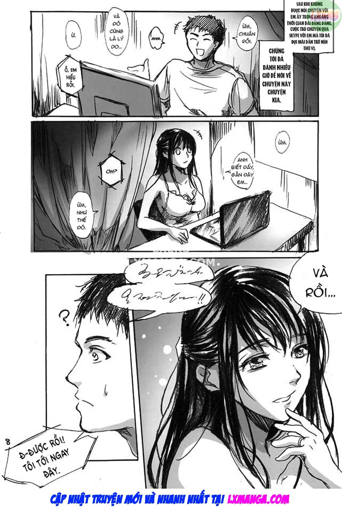 Đọc truyện hentai Cô bạn gái quyến rũ cùng người yêu - Oneshot