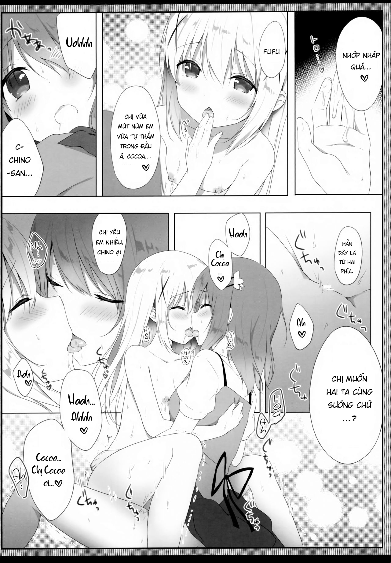 Đọc truyện hentai Chino’s Sweet & Fatty Milk - Oneshot