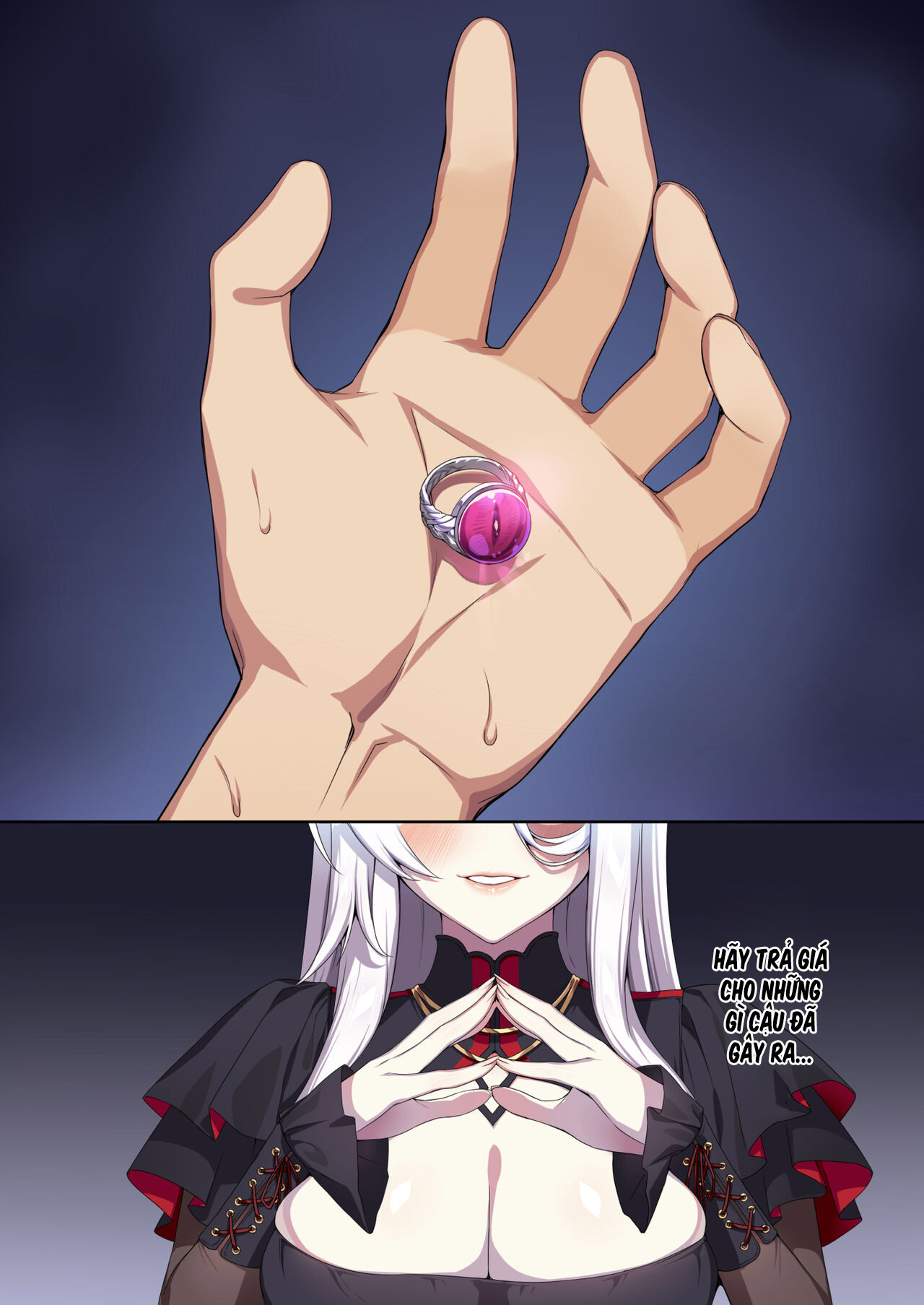 Đọc truyện hentai Tuyết nữ nứnglul và chiếc nhẫn bị nguyển rủa 2 - Chap 2 Bulul tuyết nữ