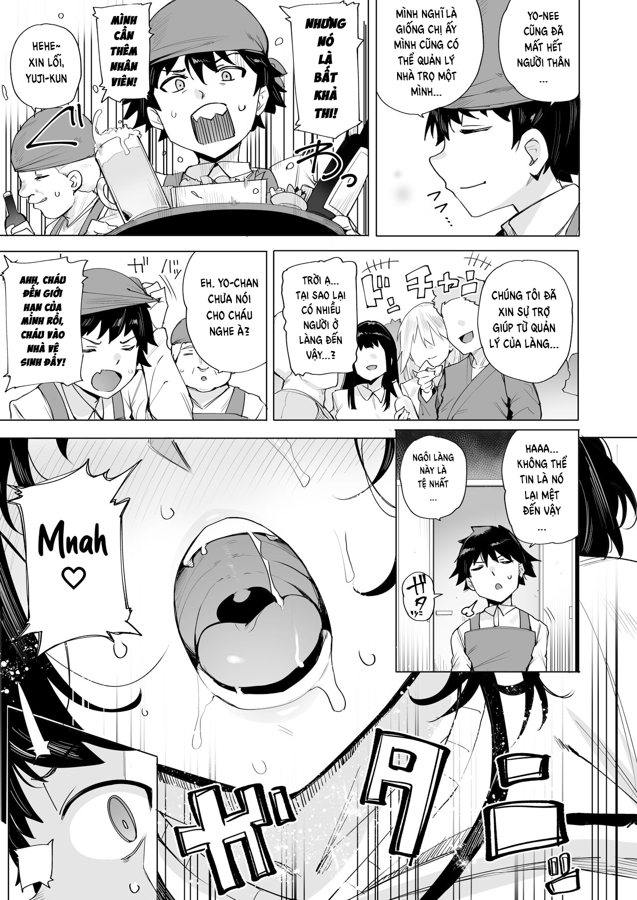 Đọc truyện hentai Nhà trọ của 3 chị em nhà nghèo phục vụ kinh doanh - Chap 1