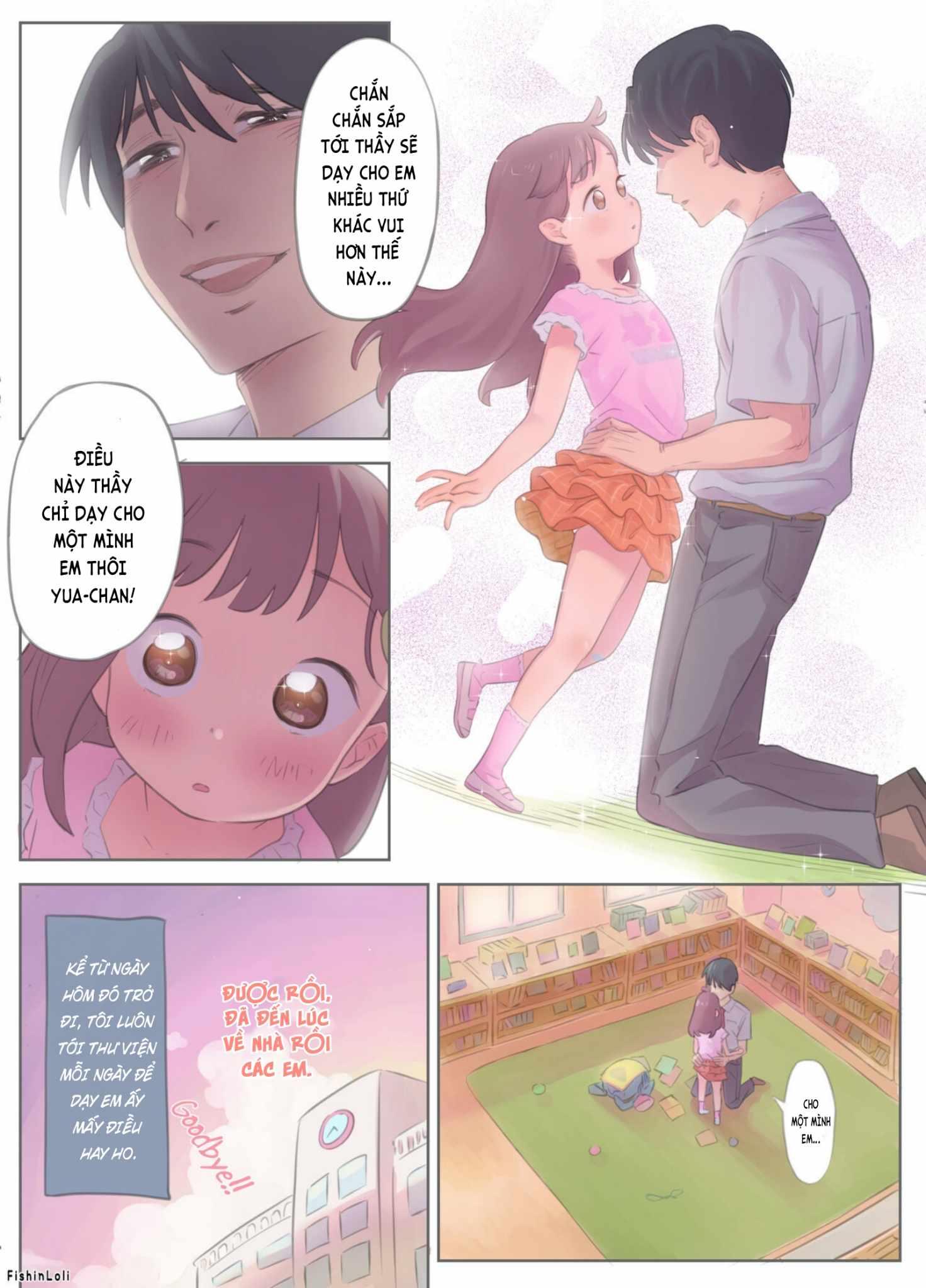 Đọc truyện hentai Cô gái ngây thơ Yua-chan - mối tình bị cấm đoán với giáo viên tàn bạo... - Oneshot