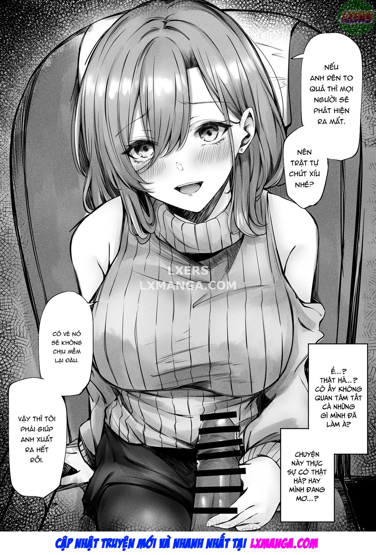 Đọc truyện hentai Người phụ nữ bên cạnh tôi quá dâm đãng, tôi thủ dâm và cô ấy đã bí mật giúp tôi ra ngoài - Oneshot