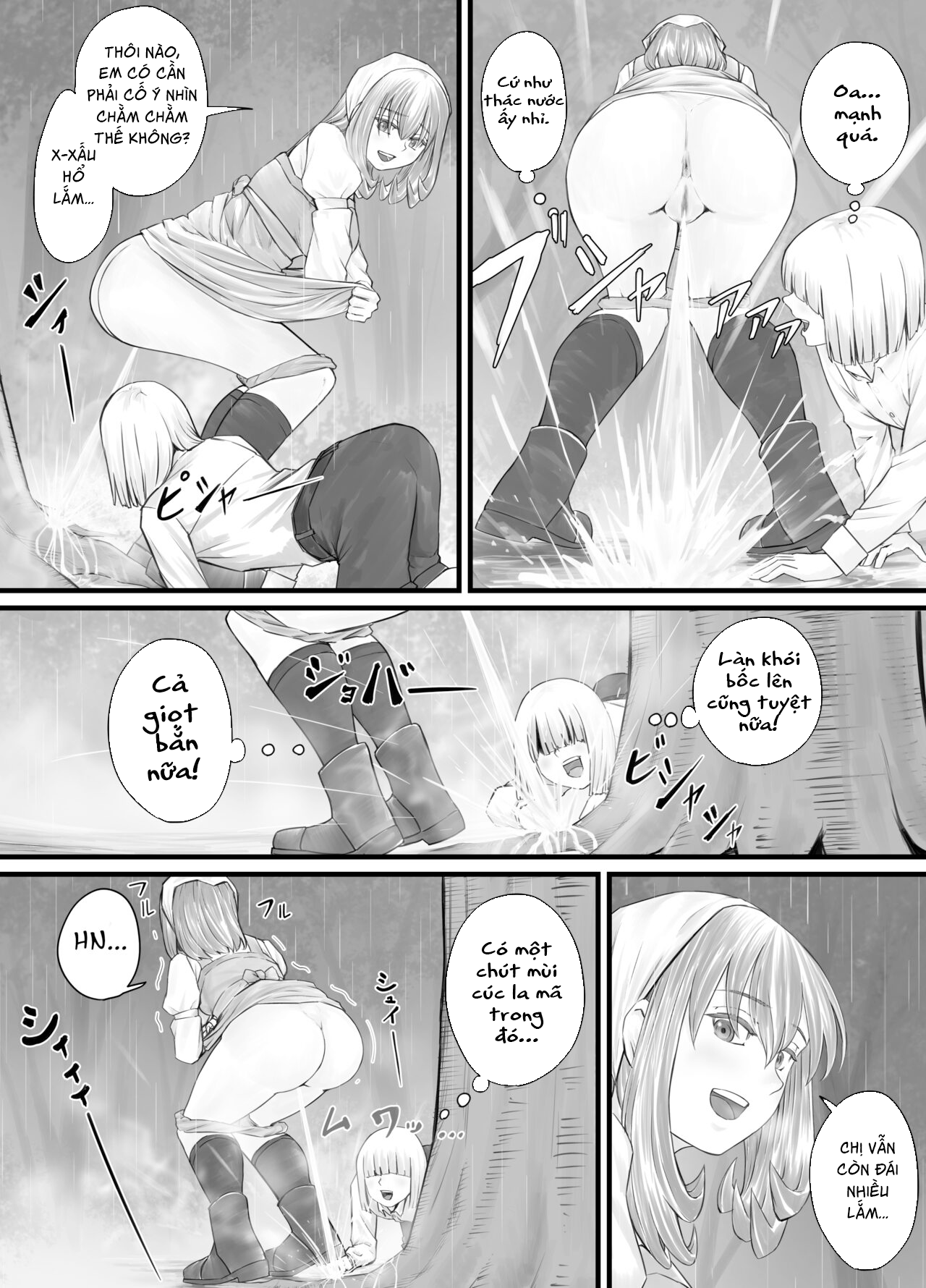 Đọc truyện hentai Manga nơi bạn có thể nhìn thấy cảnh mình tè lên chị gái mình - Chap 3 + 4 + 5