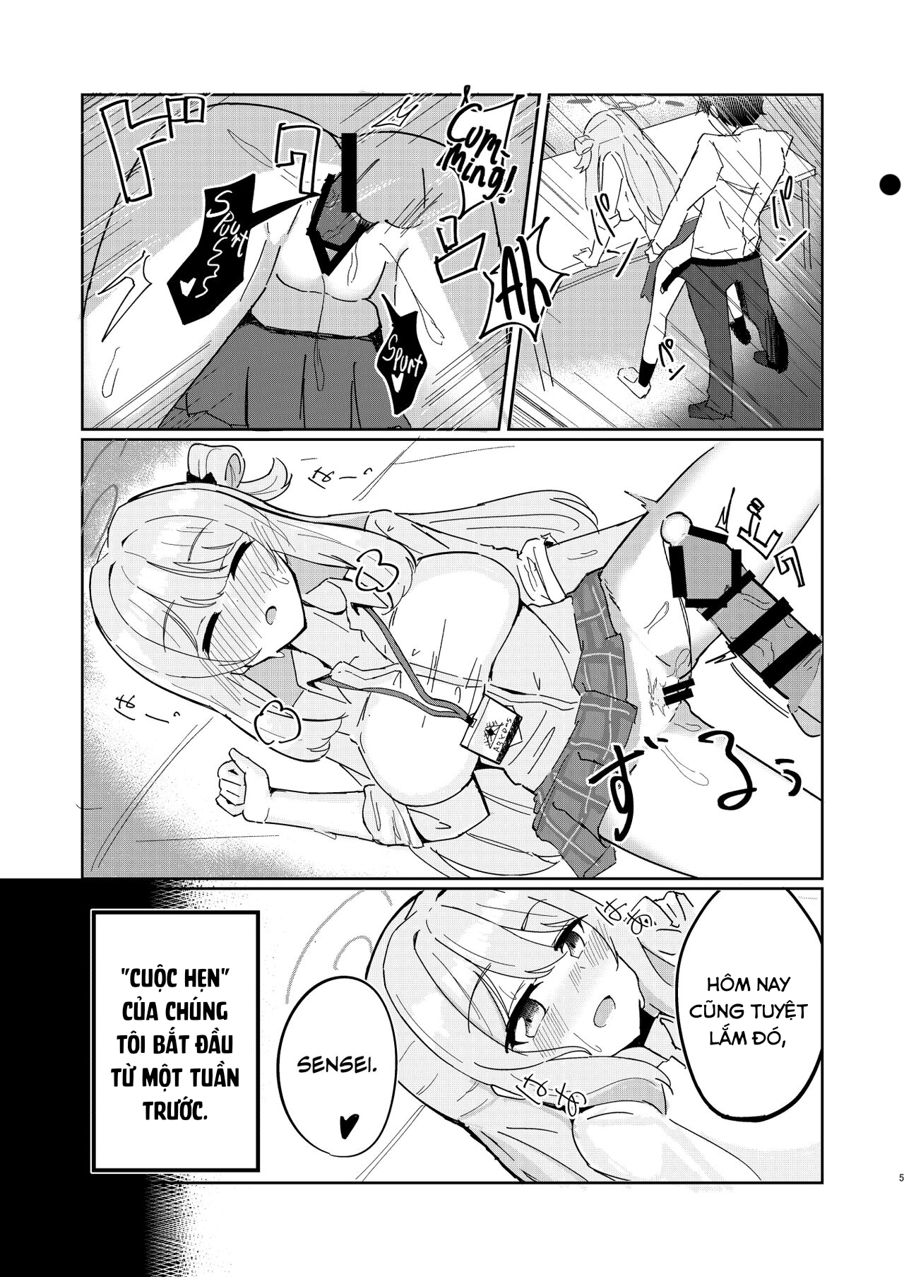 Đọc truyện hentai Sự thoái hóa của Lực lượng đặc nhiệm tịch thu tài sản Blue Archive - Oneshot
