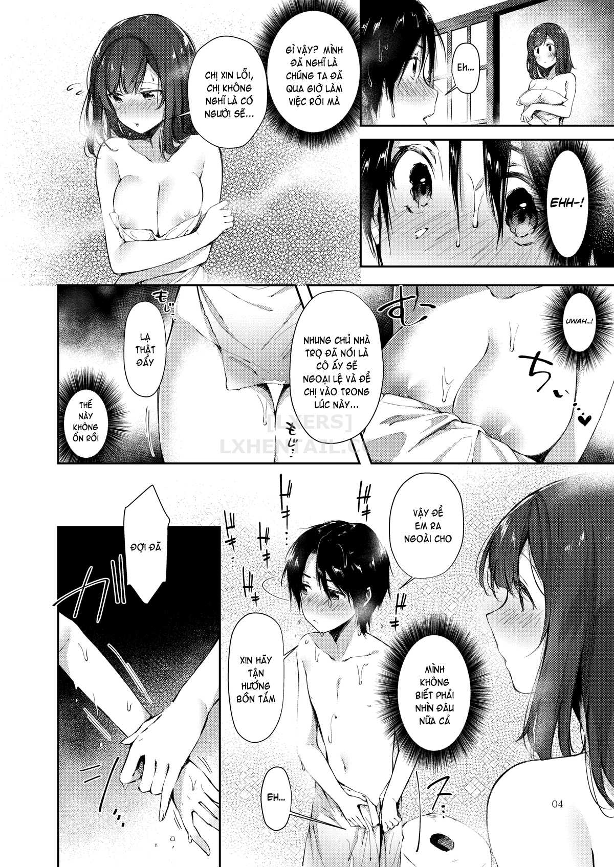 Đọc truyện hentai Natural Boobies Hot-Springs - Oneshot