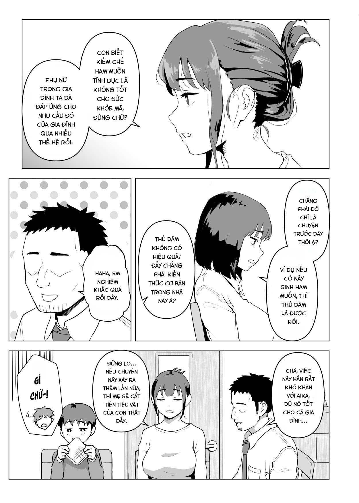 Đọc truyện hentai Việc có một gia đình ở nhà là điều bình thường (loạn luân) - Chap 1