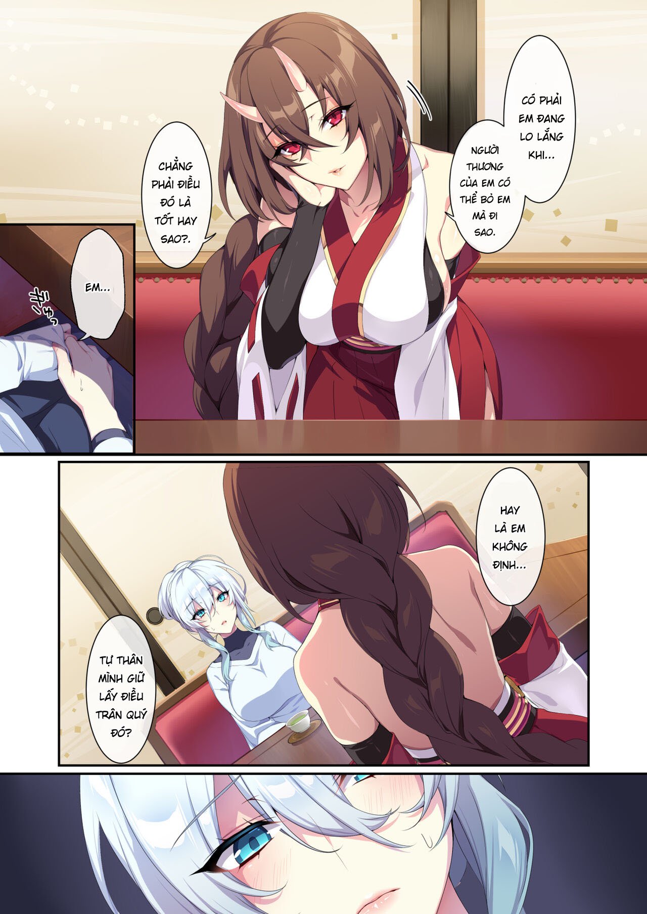 Đọc truyện hentai Tuyết nữ nứnglul và chiếc nhẫn bị nguyển rủa 2 - Chap 1 Địt em vu nữ quỷ