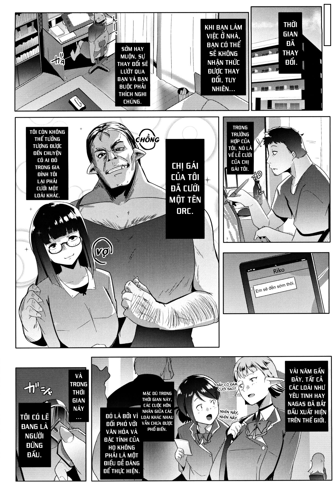 Đọc truyện hentai Em gái tôi là một bé Orc - Chap 1