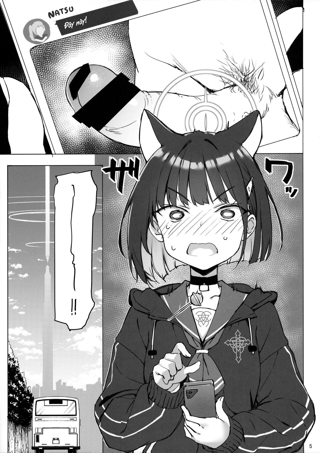 Đọc truyện hentai Con mèo đen đã già Blue Archive - Oneshot
