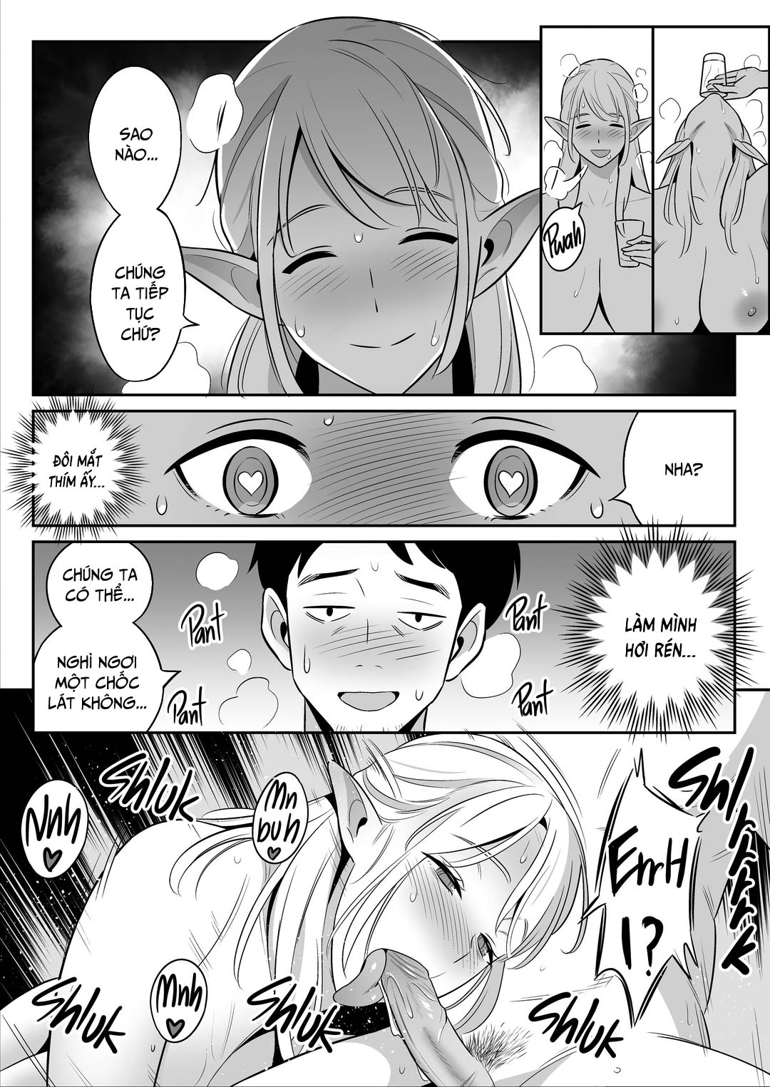 Đọc truyện hentai Ham muốn thím elf của tôi bùng nổ - Oneshot