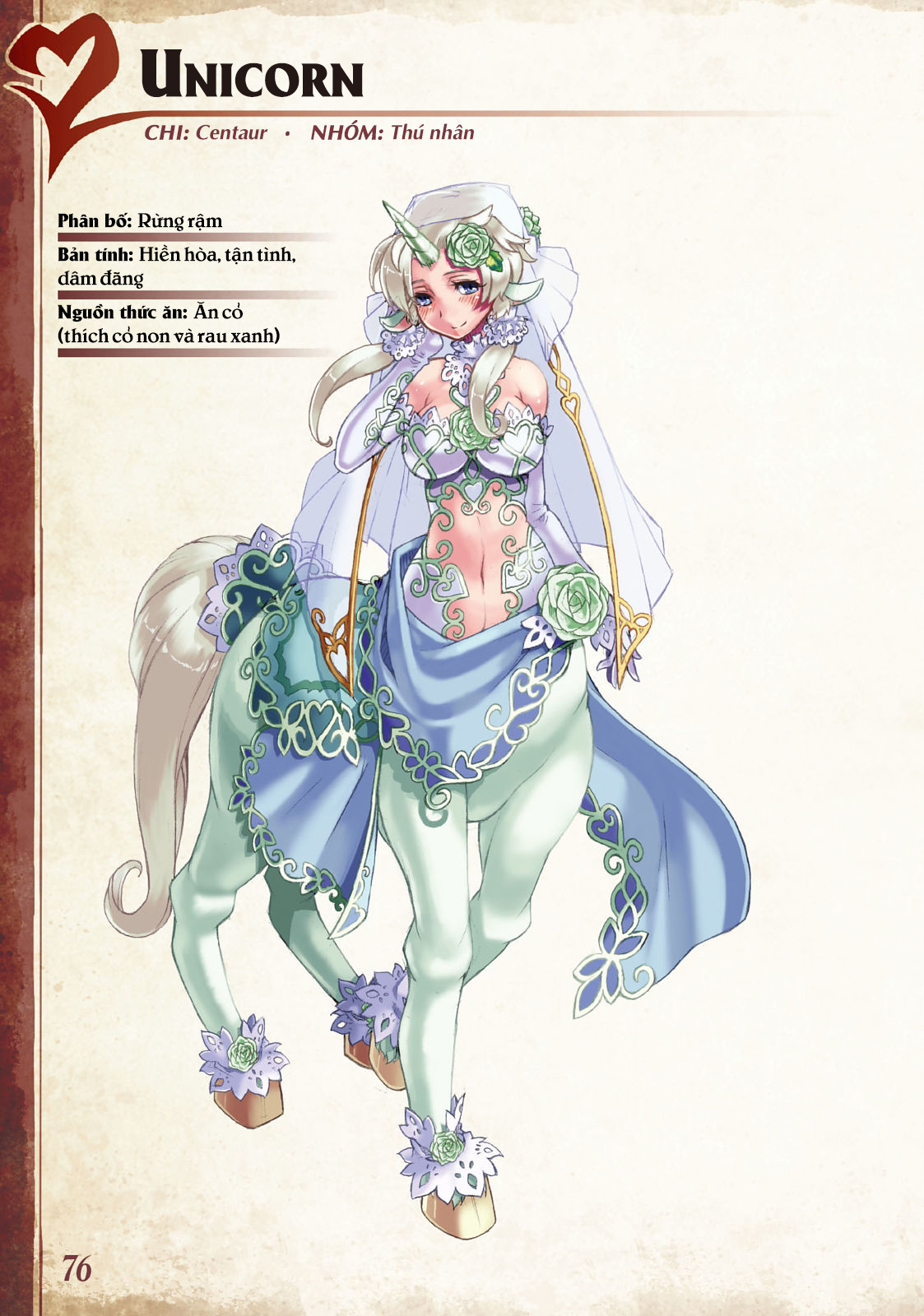 Đọc truyện hentai Bách khoa toàn thư Monstergirl - 032: Unicorn