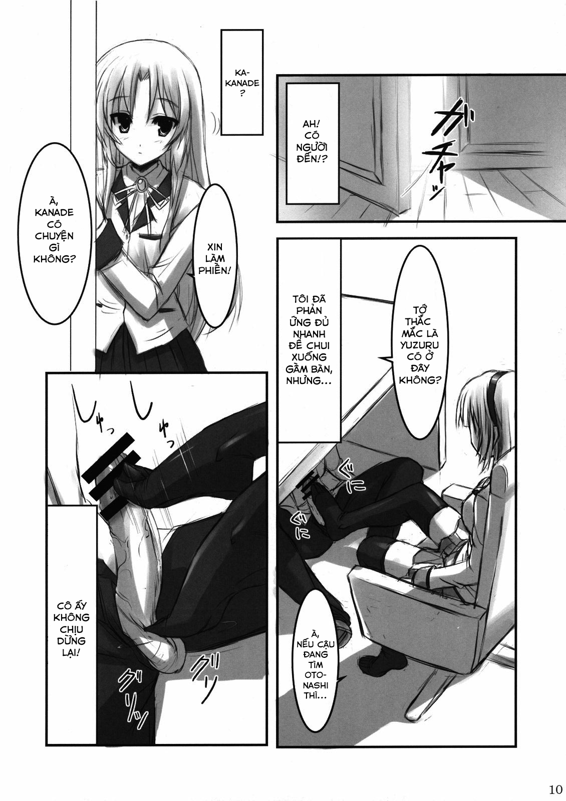 Đọc truyện hentai Angel Kneeso! (Angel Beats) - Oneshot
