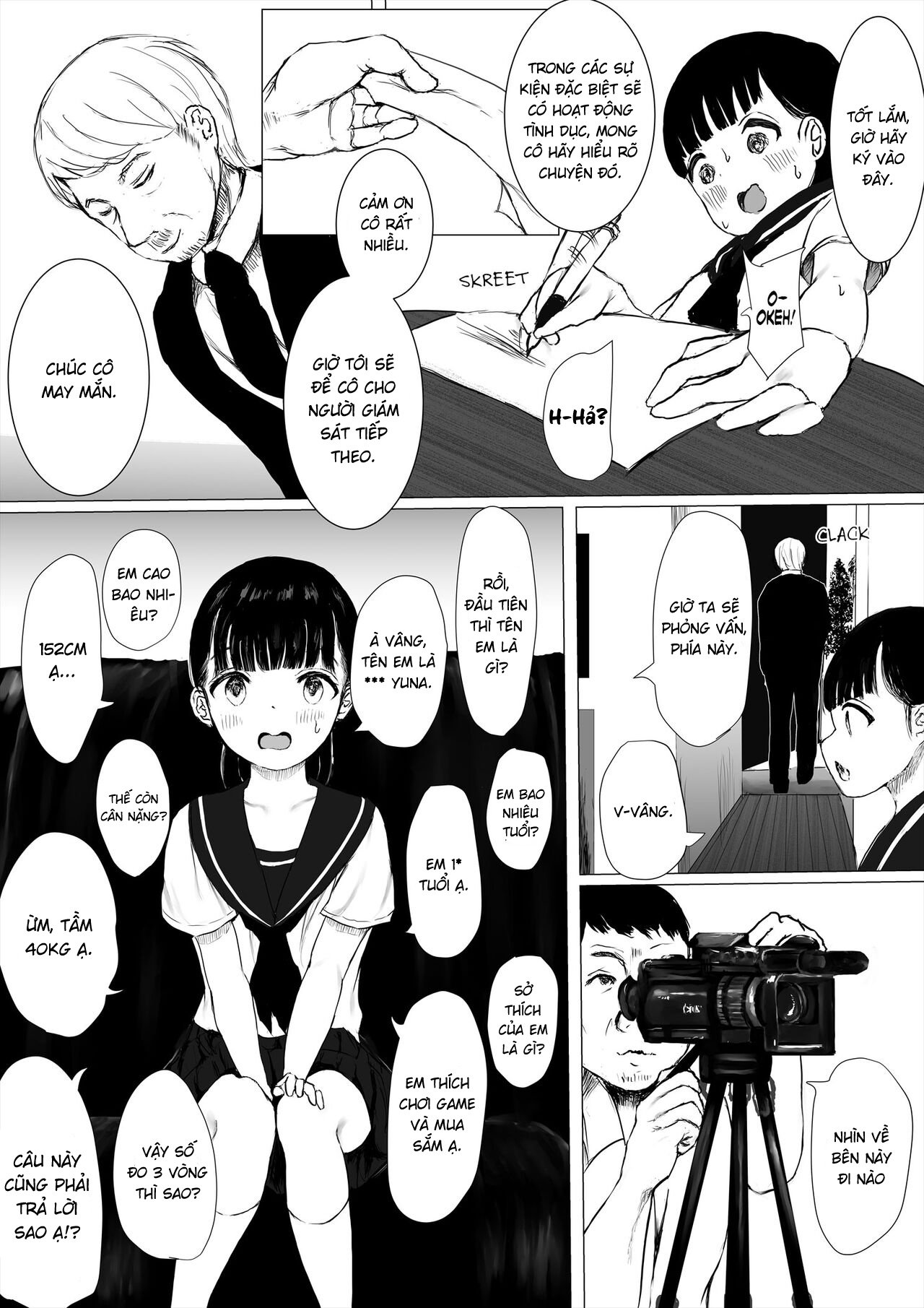 Đọc truyện hentai Thử thách một tháng sống trong căn phòng toàn cặc - Chap 1.1