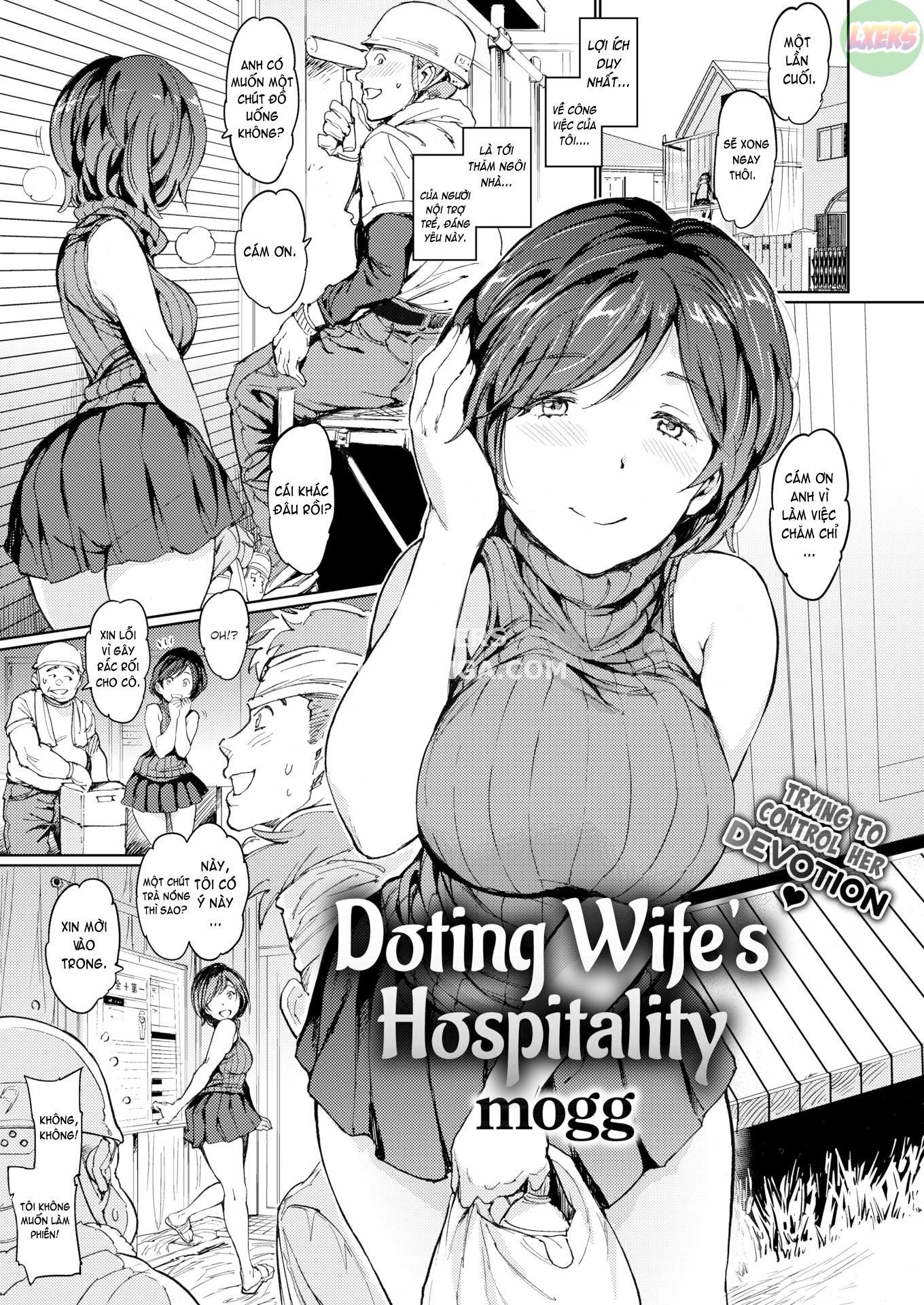 Đọc truyện hentai Sự hiếu khách của vợ Oneshot